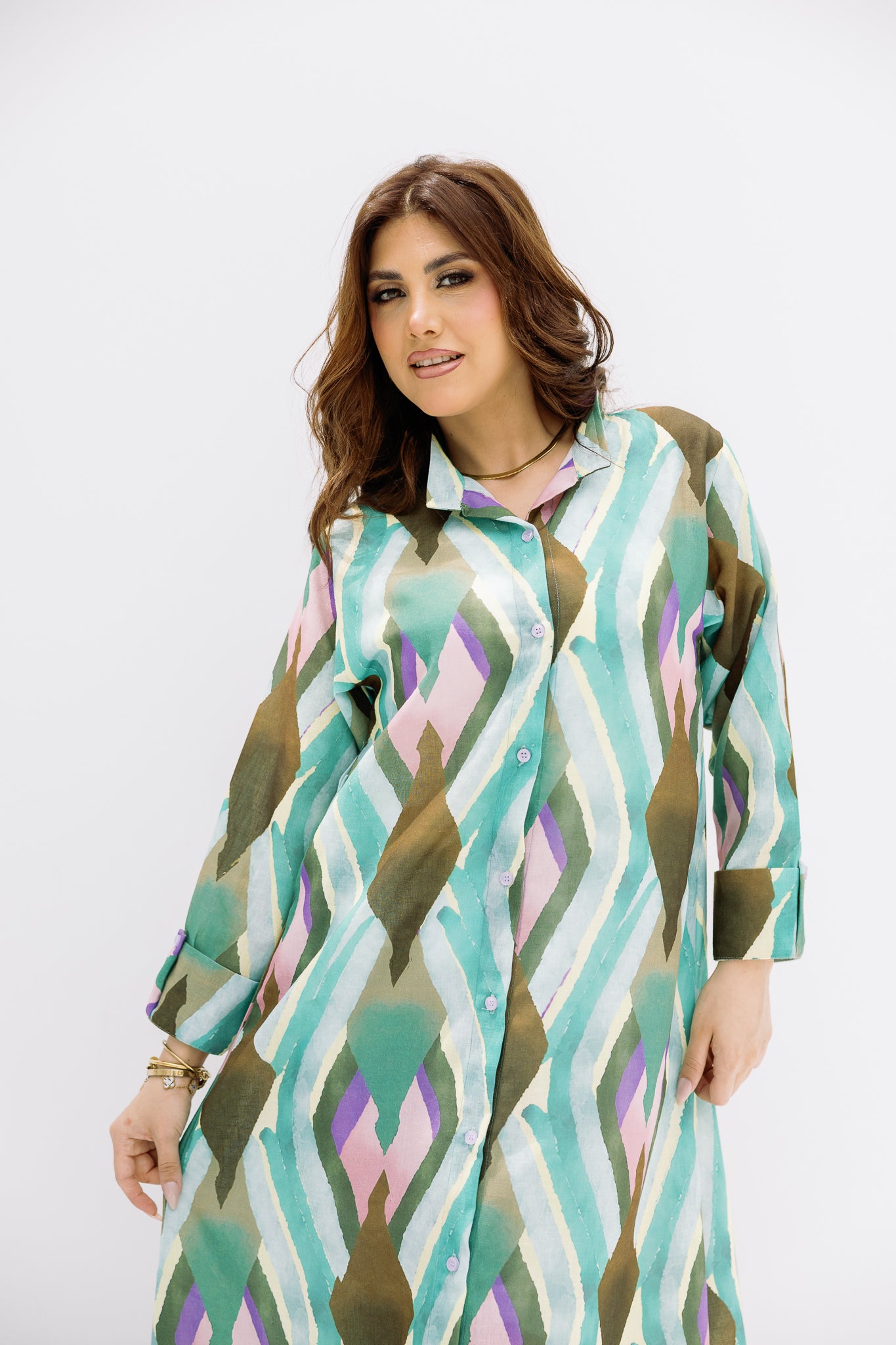 Aqua Shades Dress