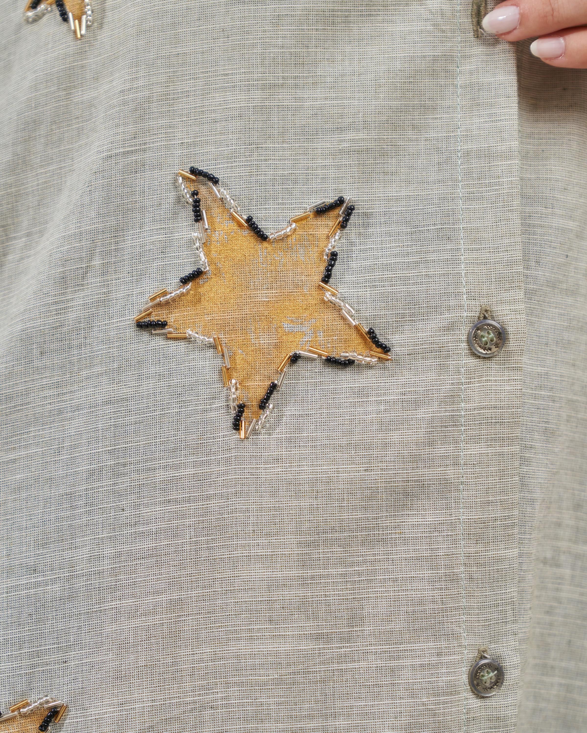Black Gold Star Chemise