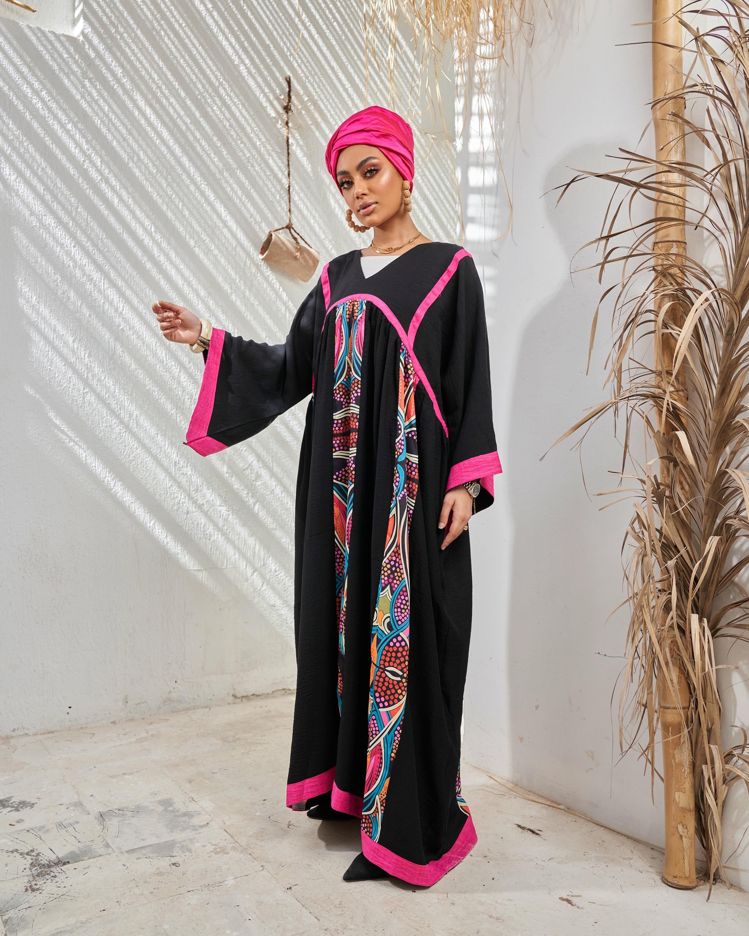 Boho Black Dress