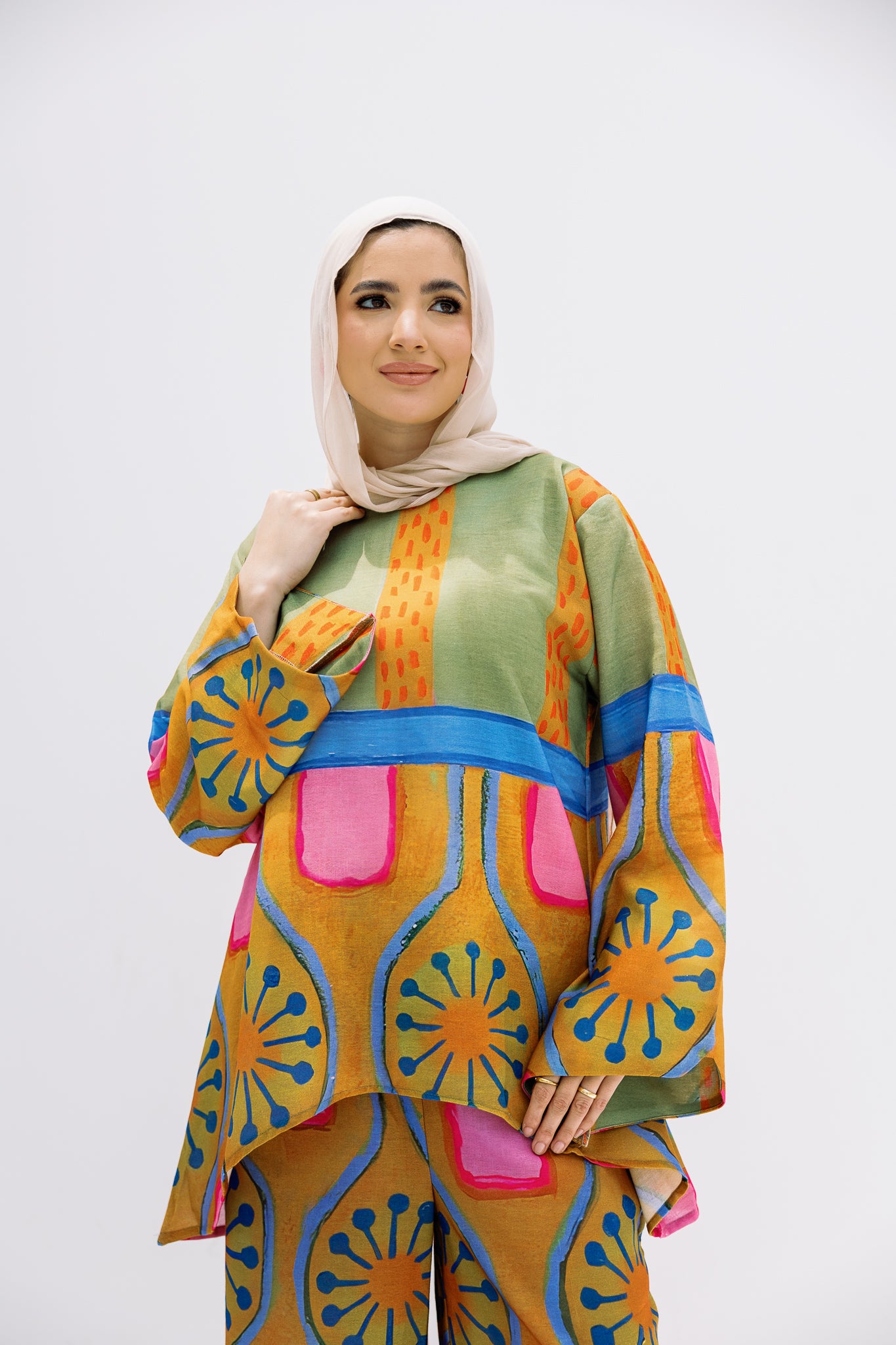 Mix Prints Suit