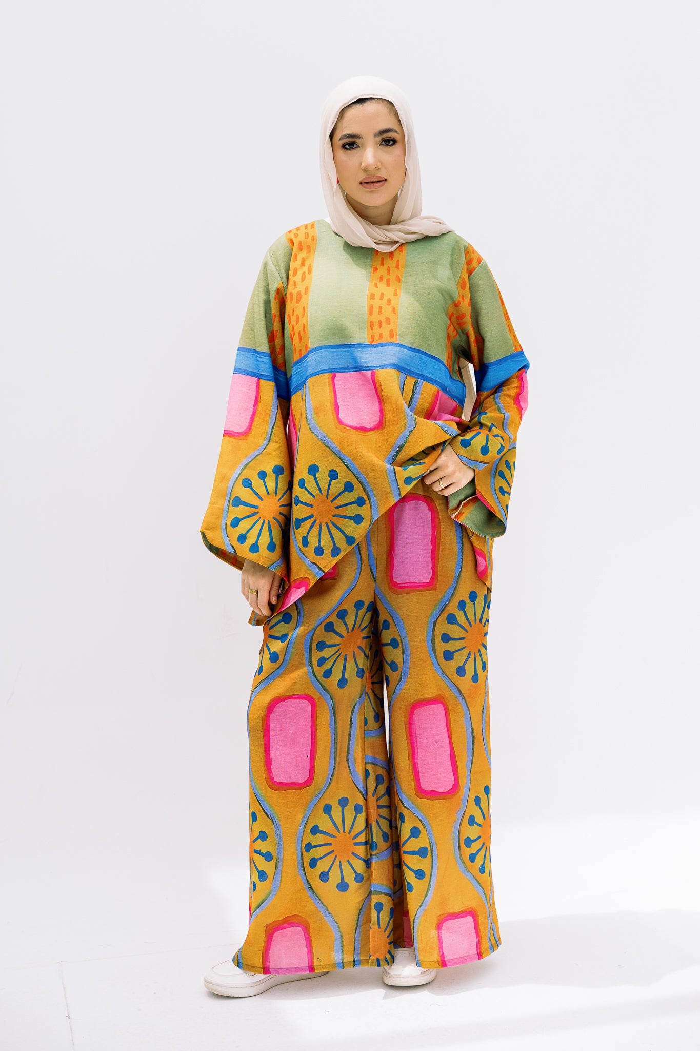 Mix Prints Suit