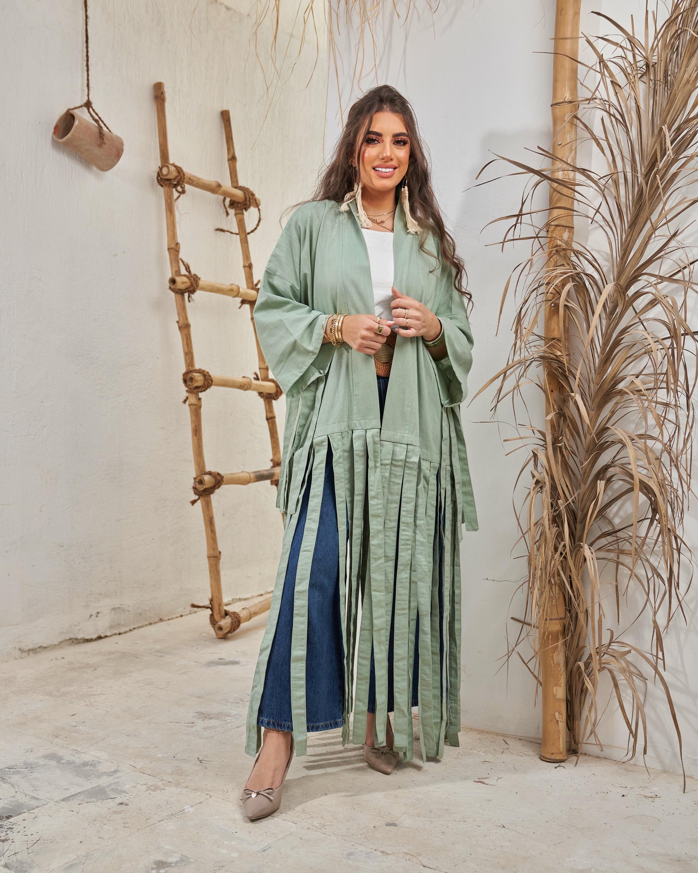Mint Fluffy Cardigan