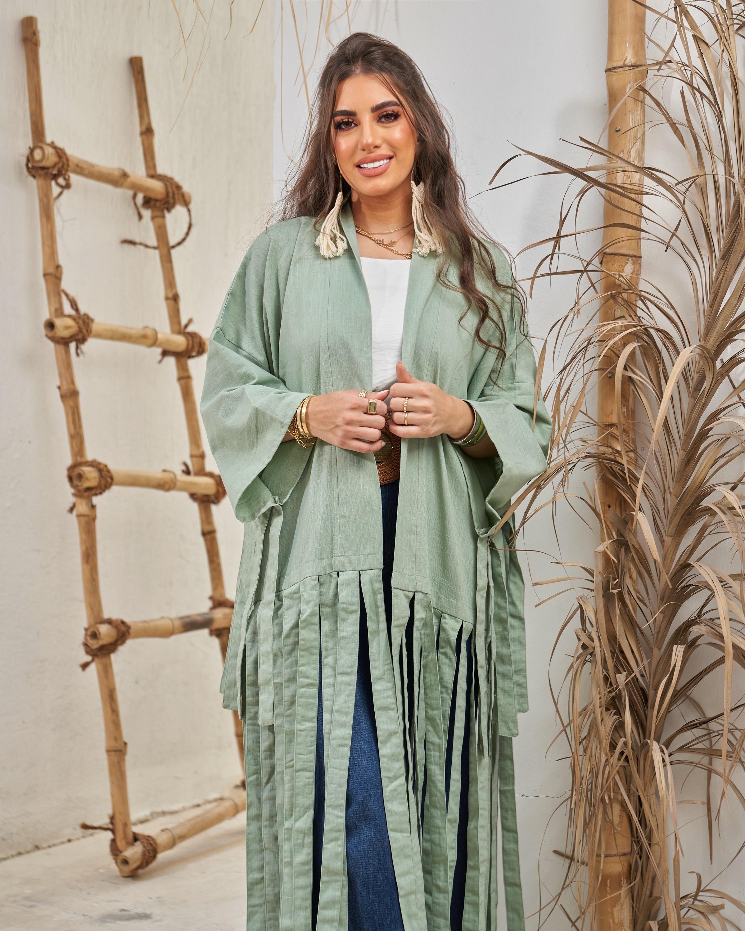 Mint Fluffy Cardigan