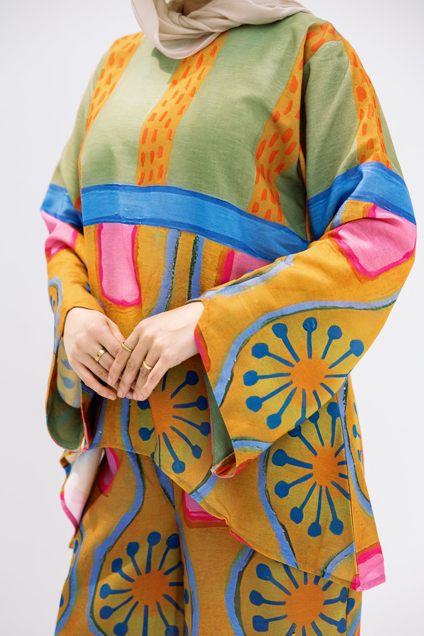 Mix Prints Suit