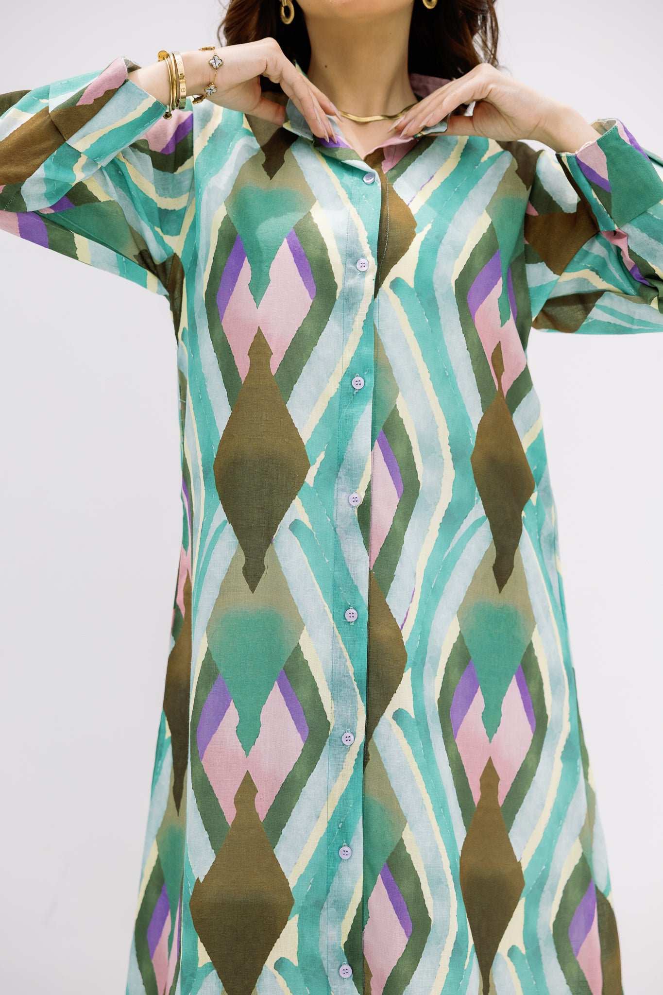 Aqua Shades Dress