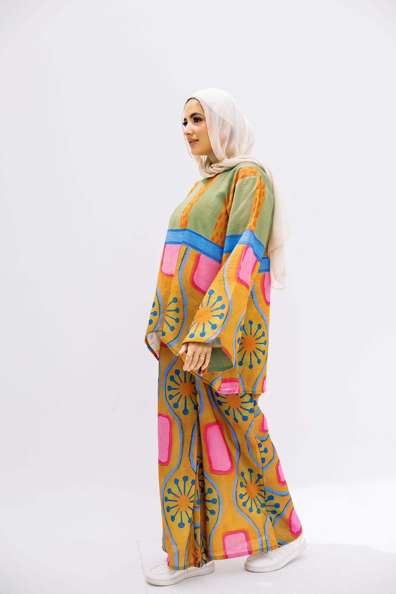 Mix Prints Suit