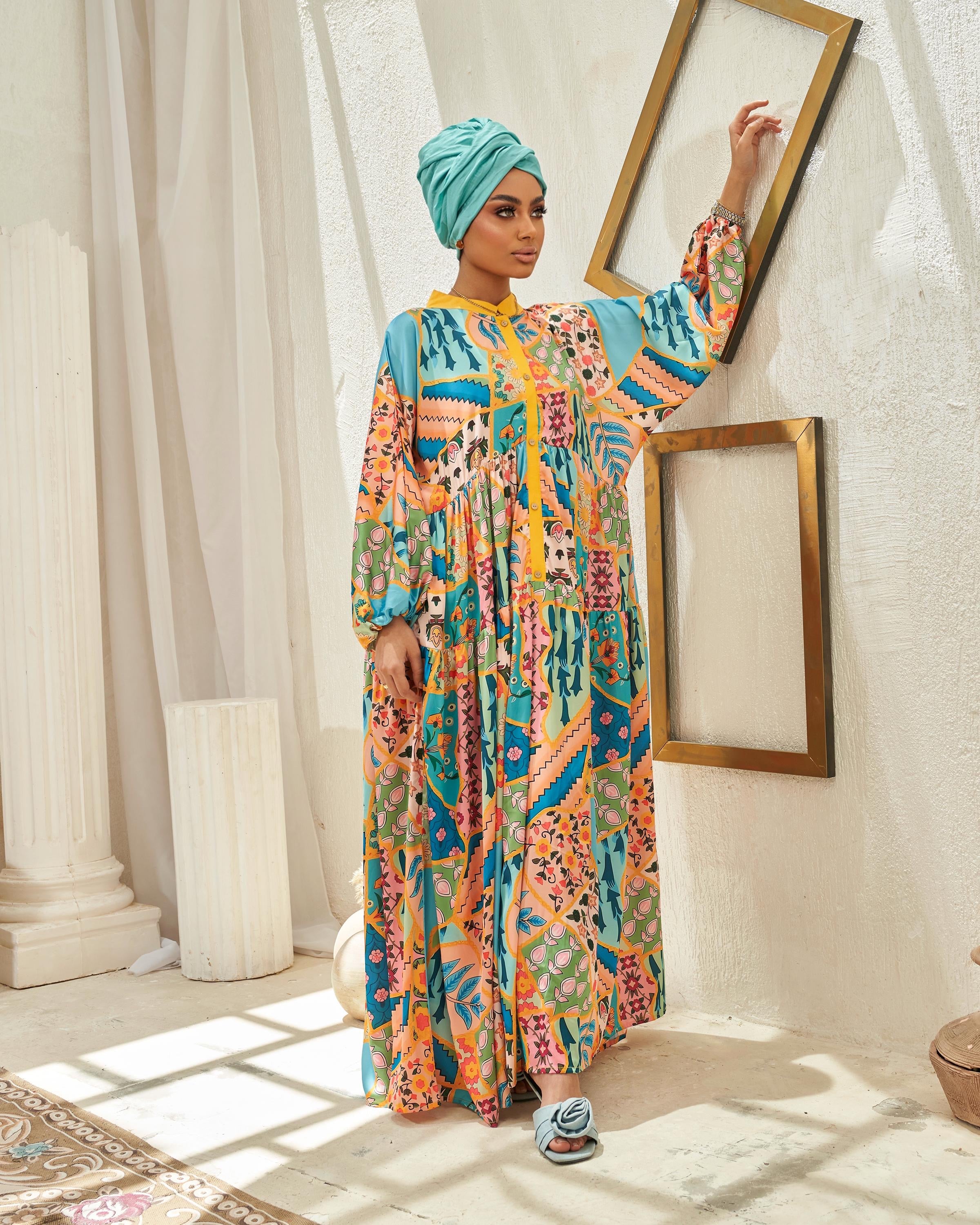 Yellow Modesty Dress