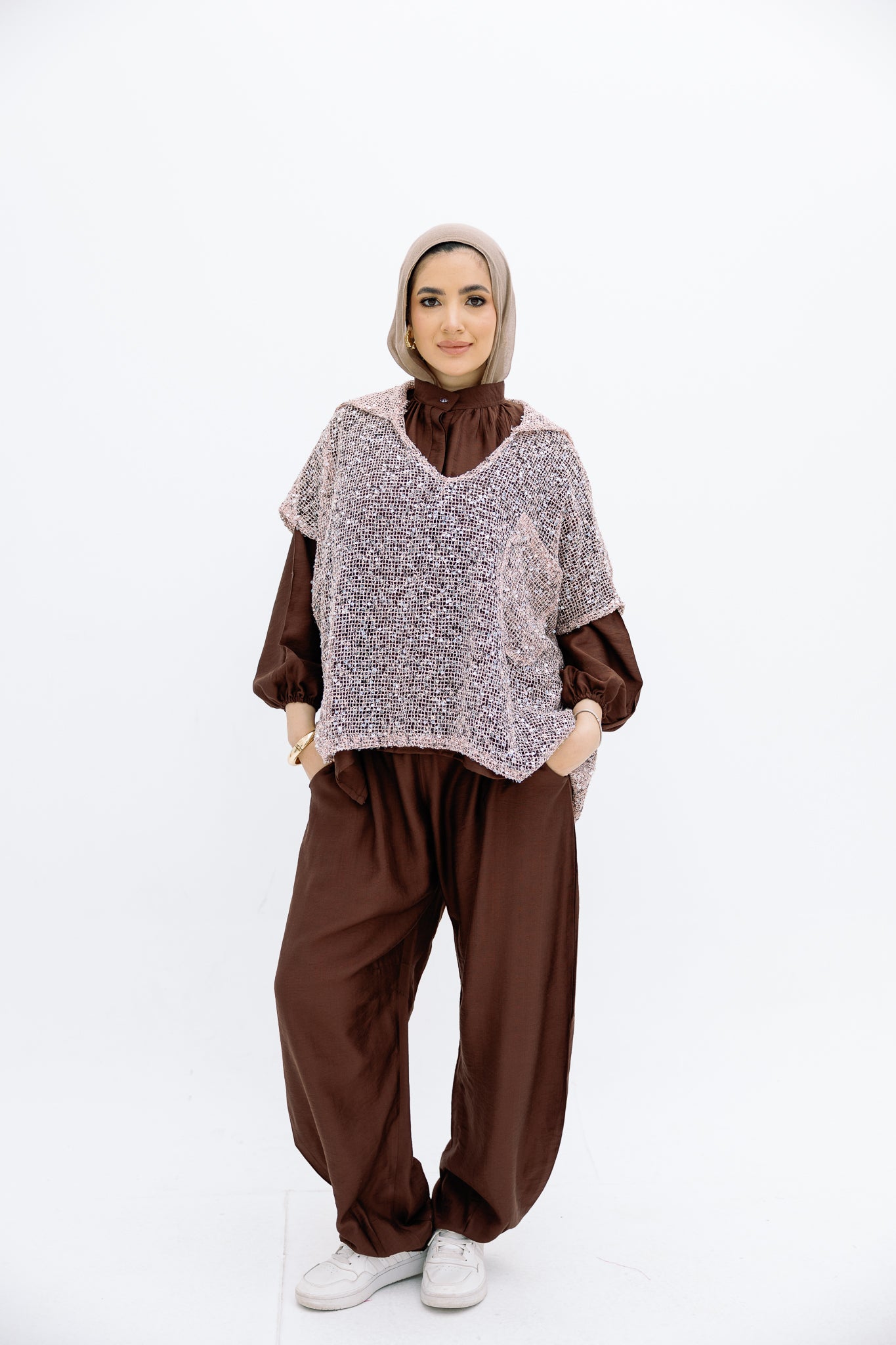 Mesh Rose Blouse