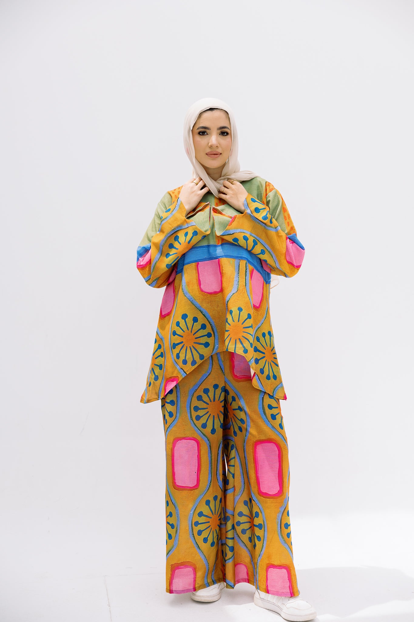 Mix Prints Suit