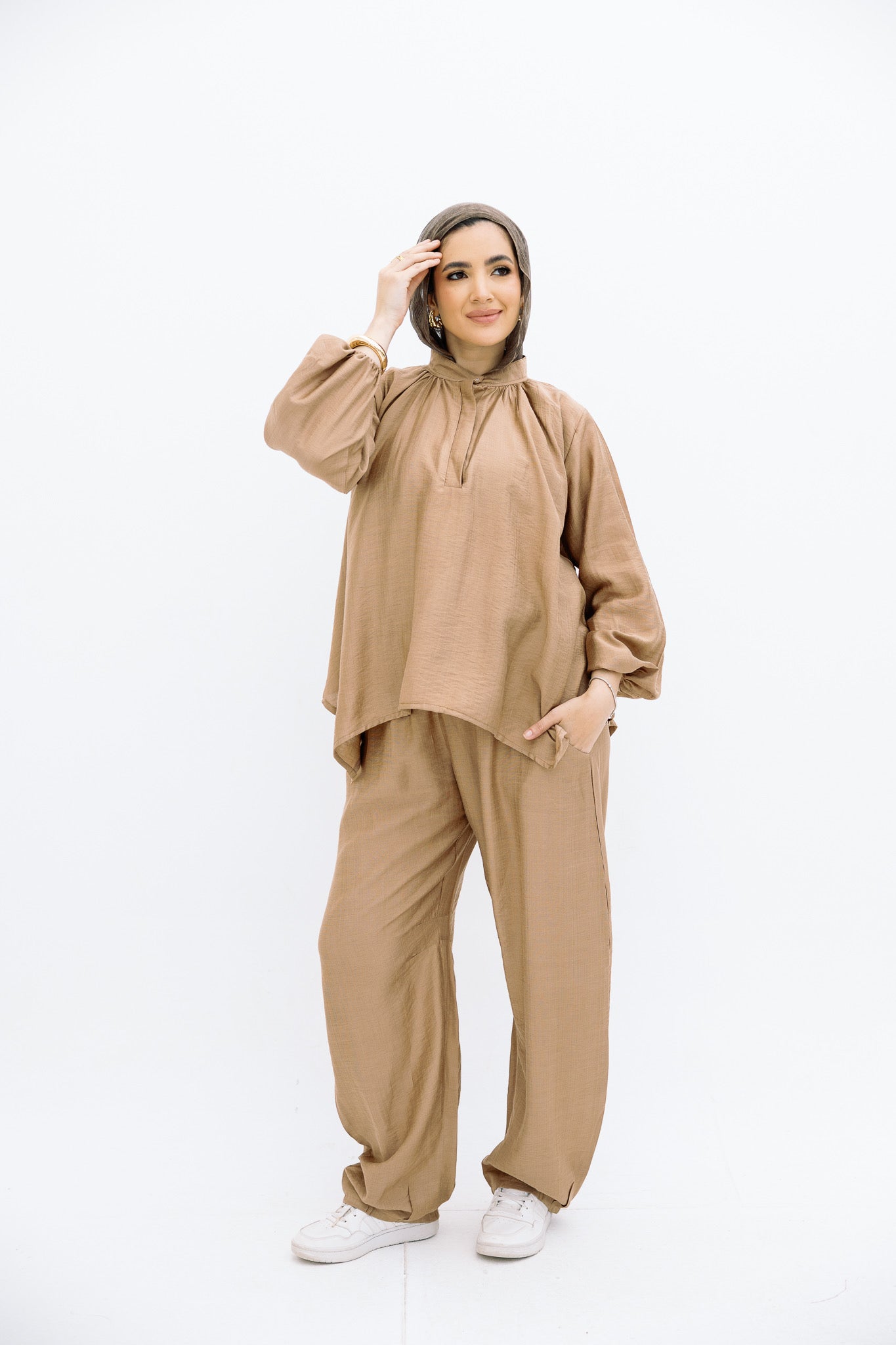 Beige Pants