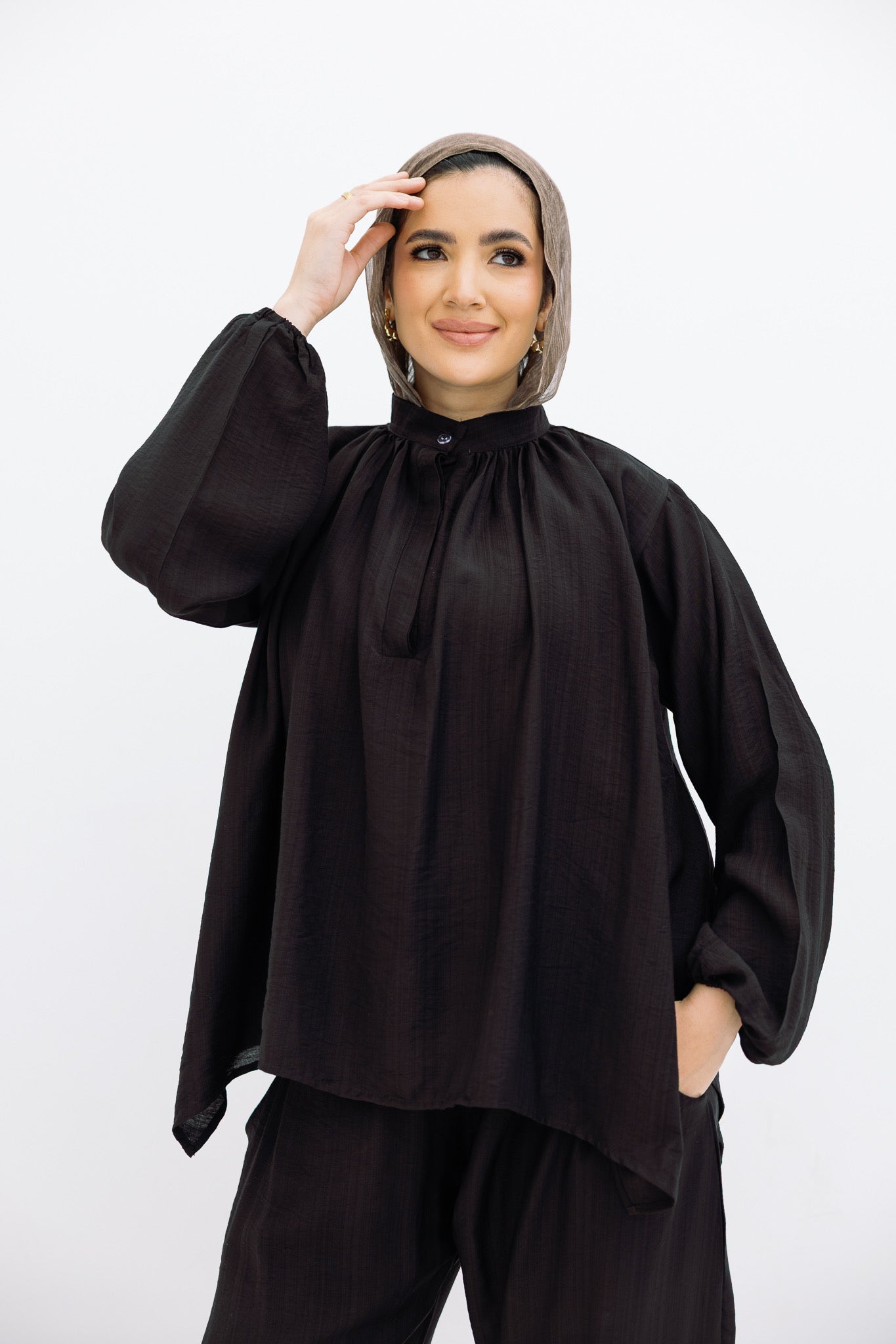 Black Basic Blouse