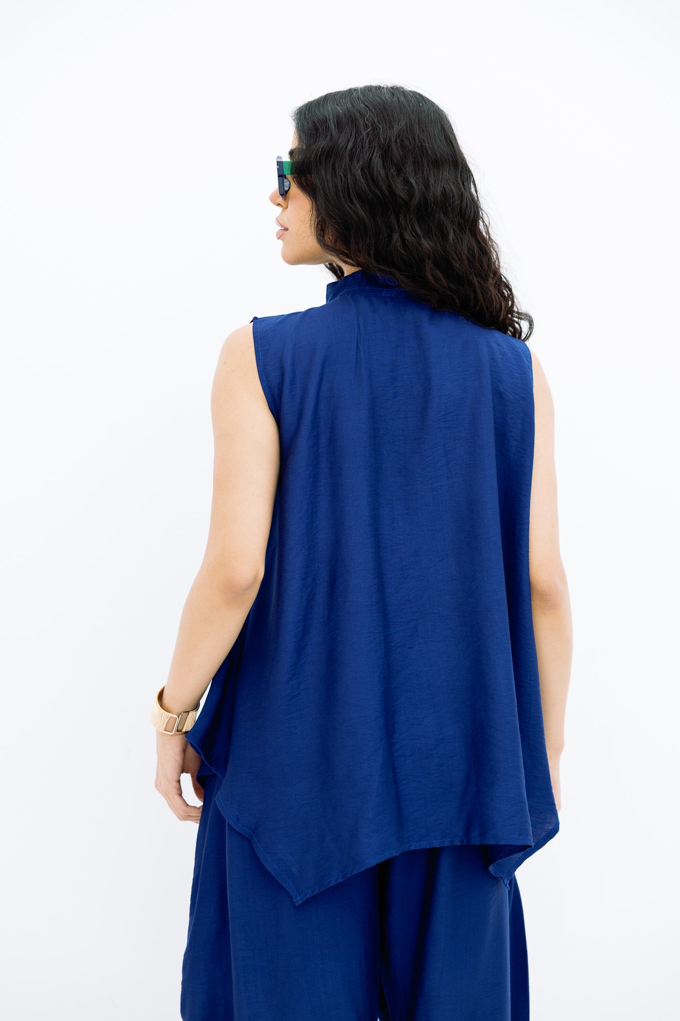 Navy Blue Cut Basic