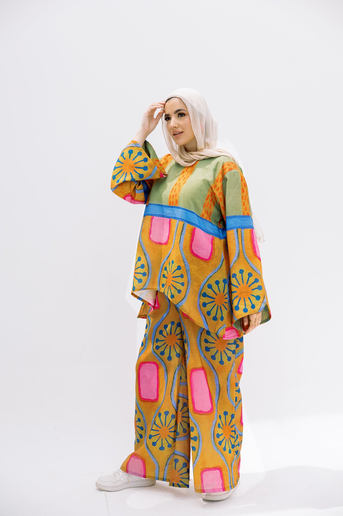 Mix Prints Suit