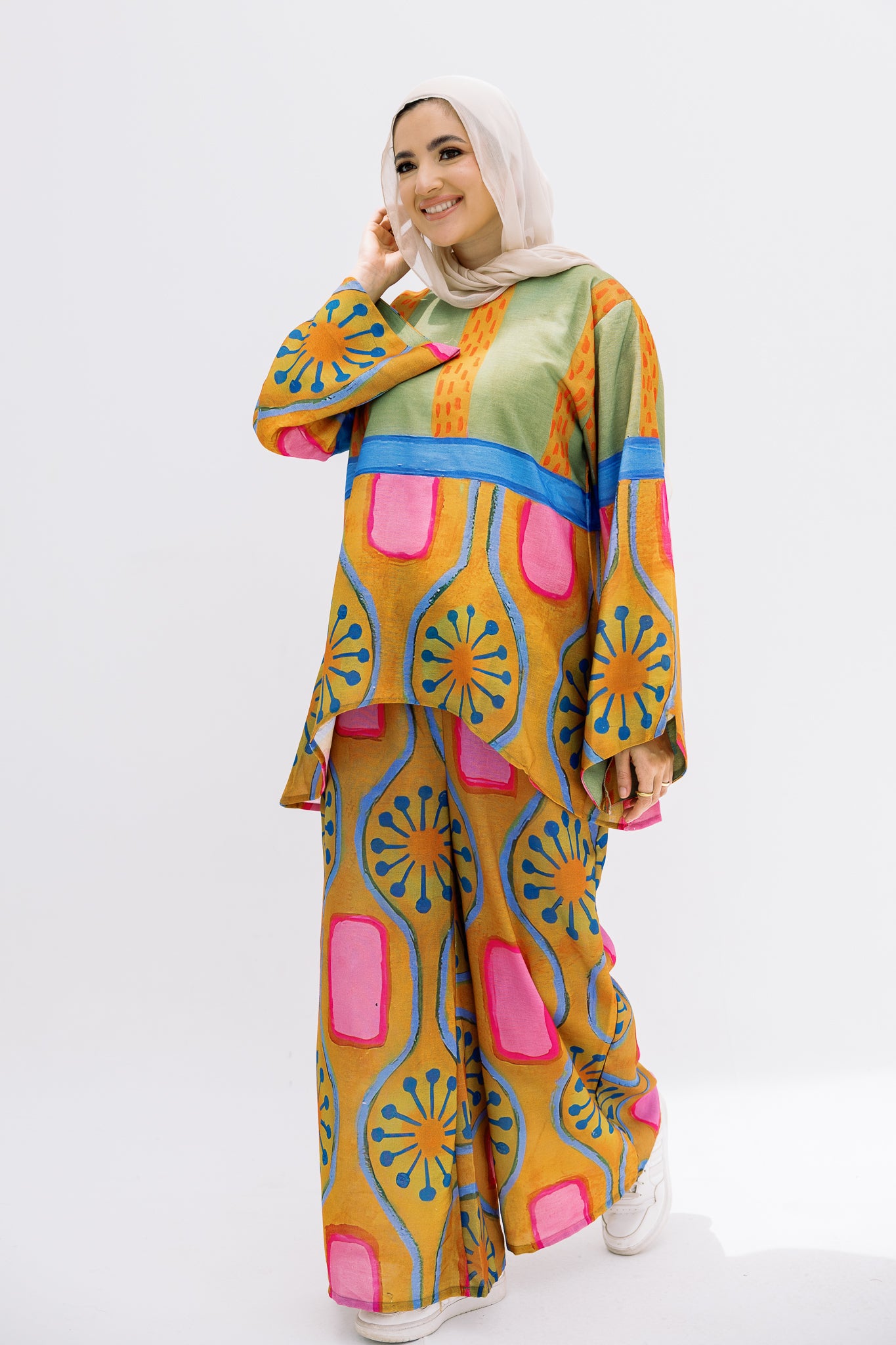 Mix Prints Suit