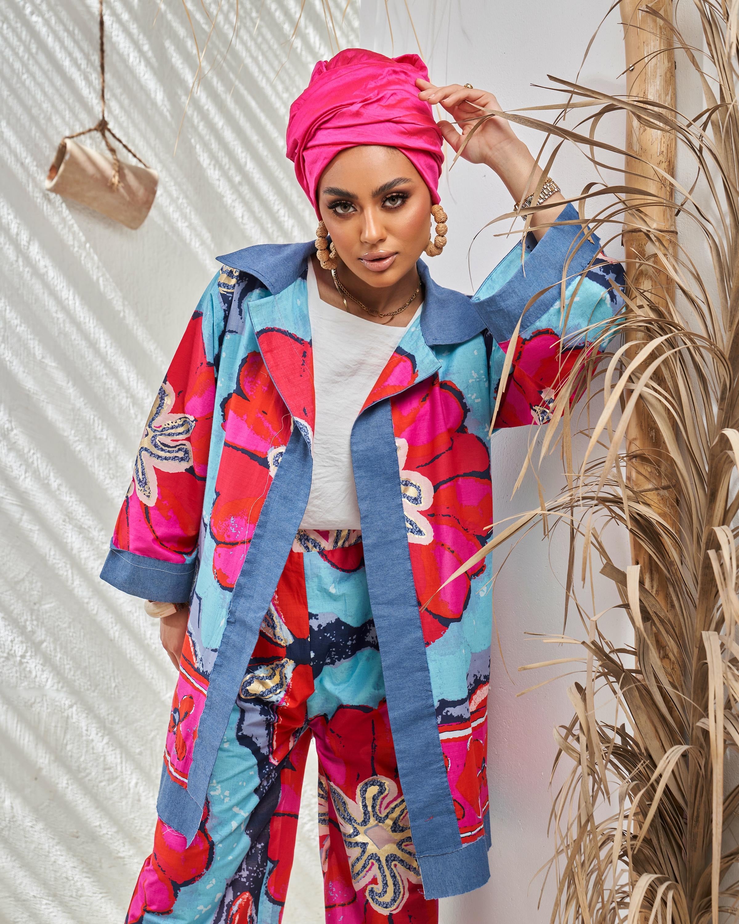 Magic Fushia Floral Suit
