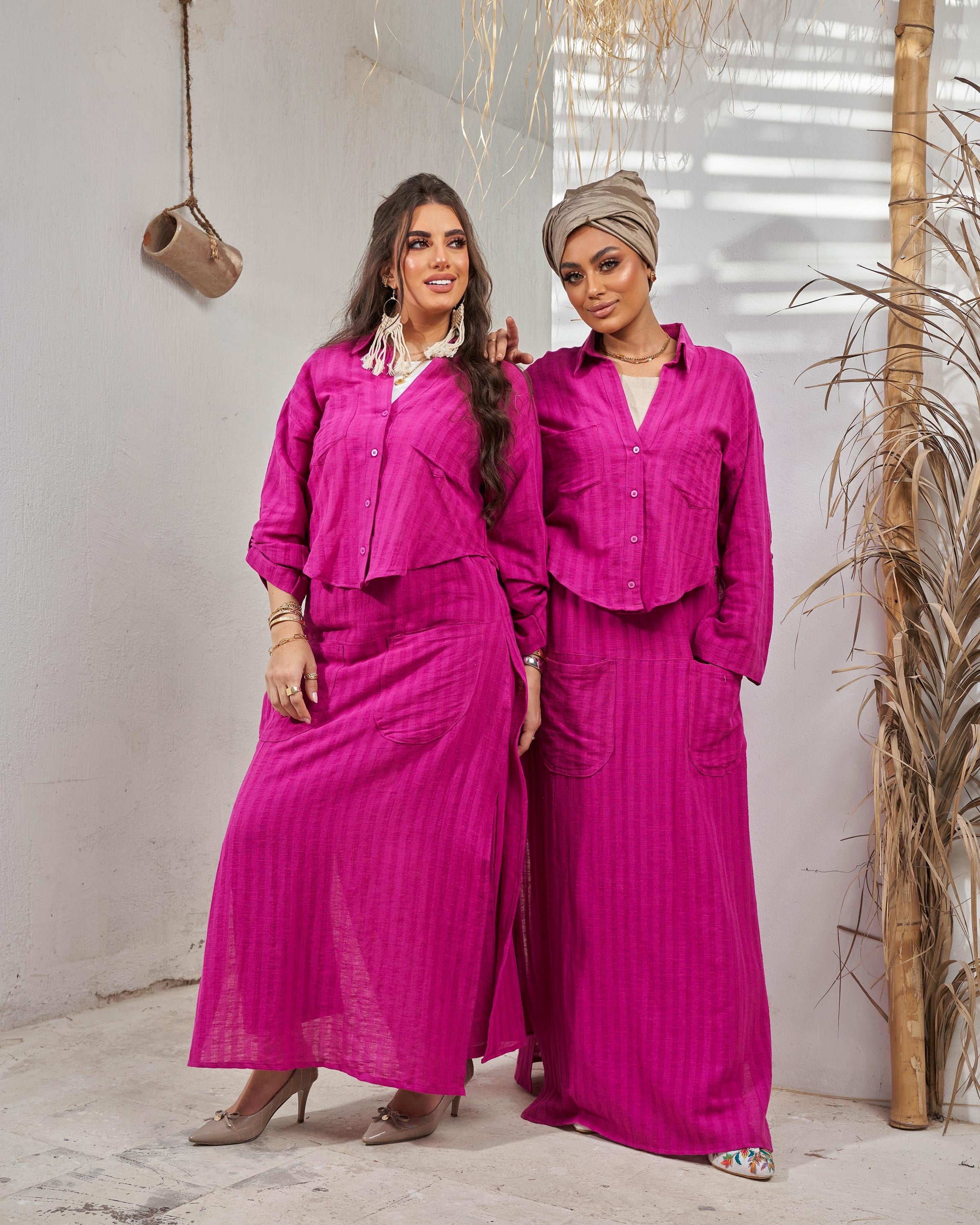 Magenta Glitzy Suit