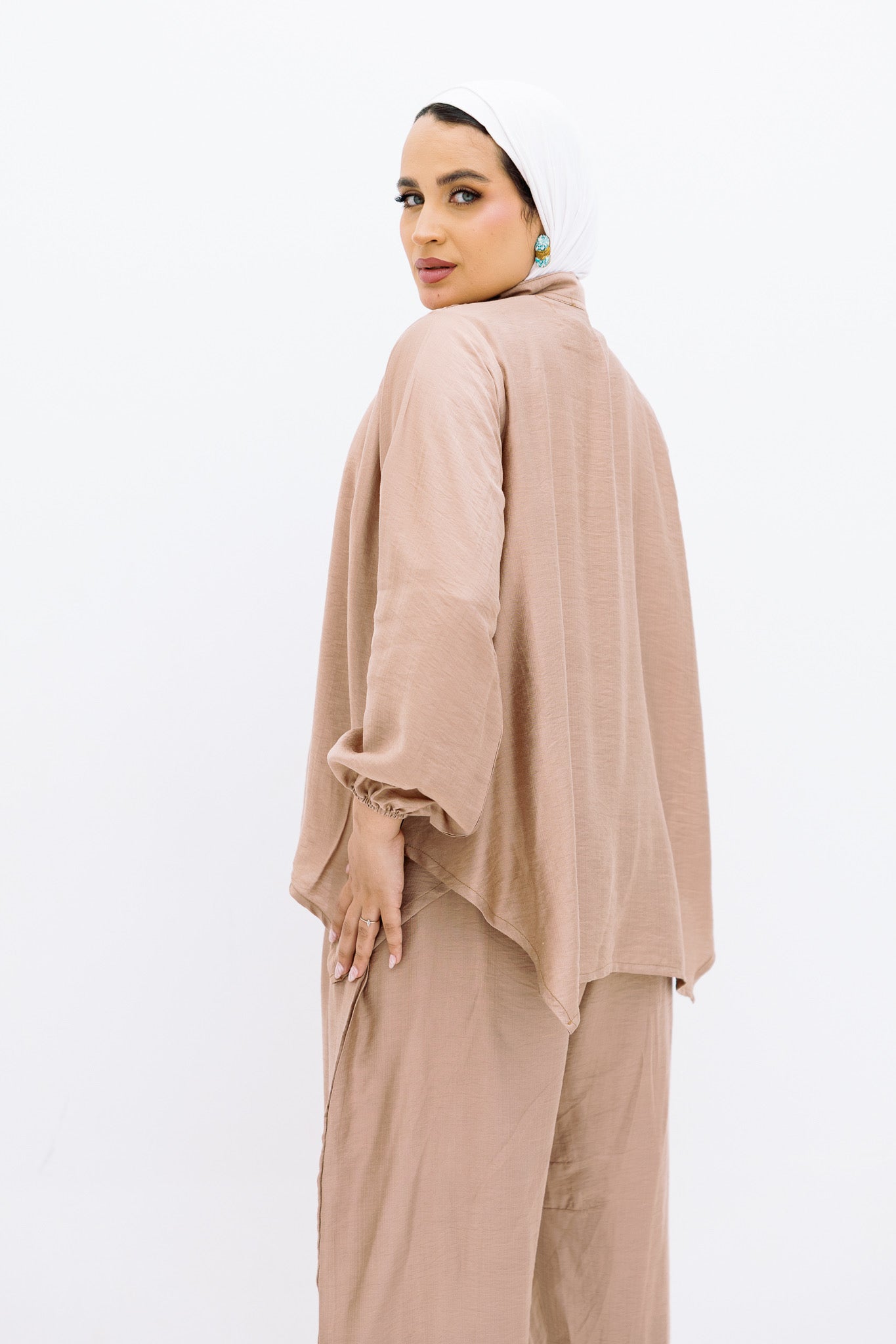 Coffe Basic Blouse