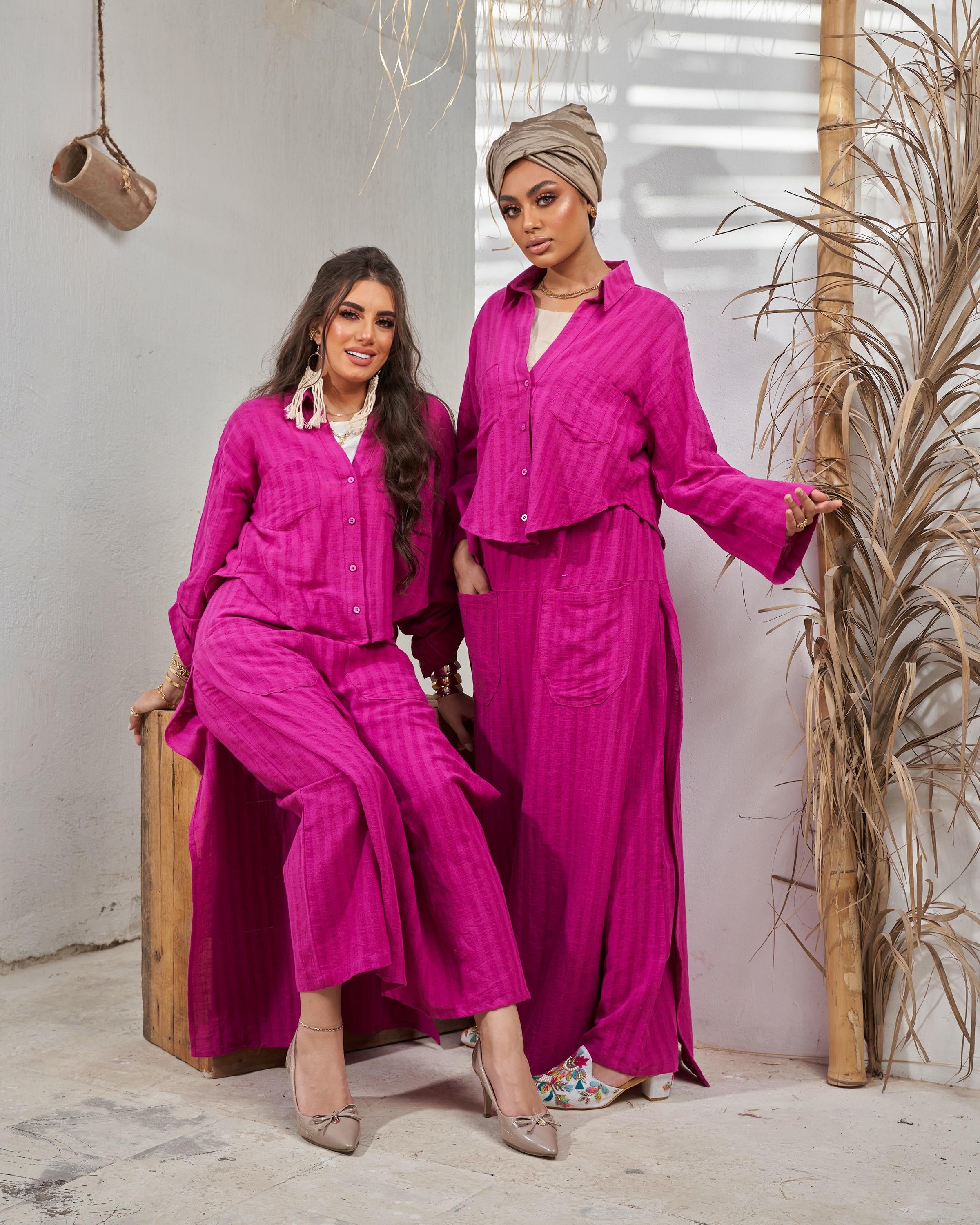 Magenta Glitzy Suit