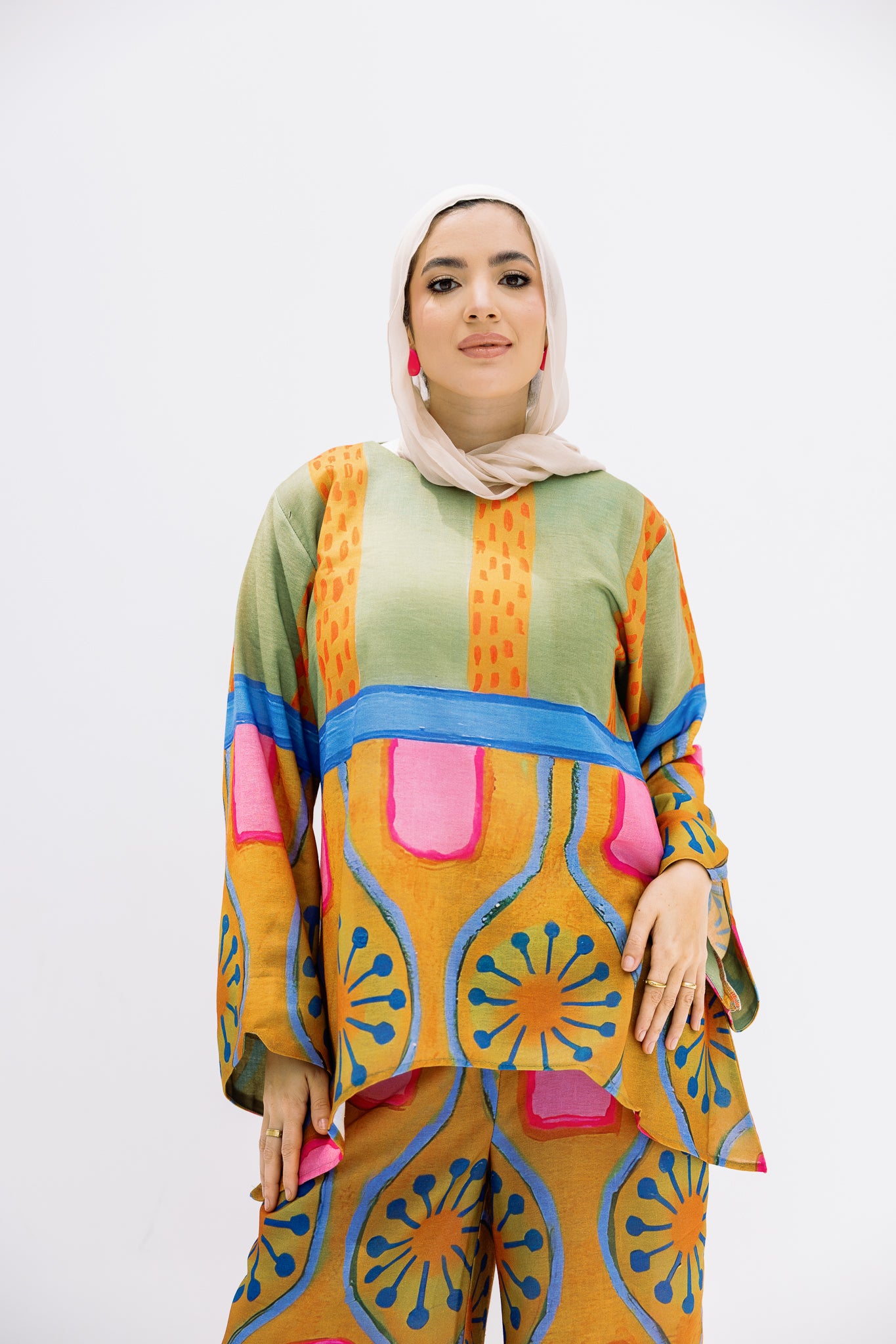Mix Prints Suit