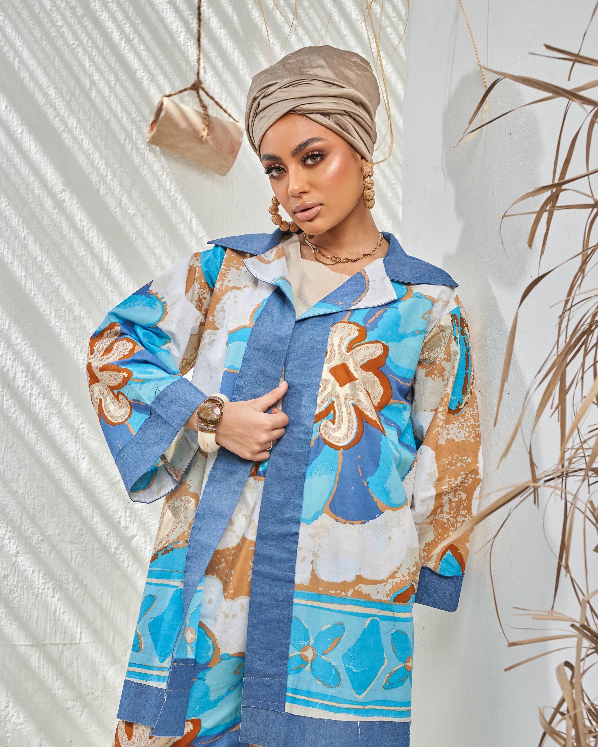 Magic Blue Floral Suit