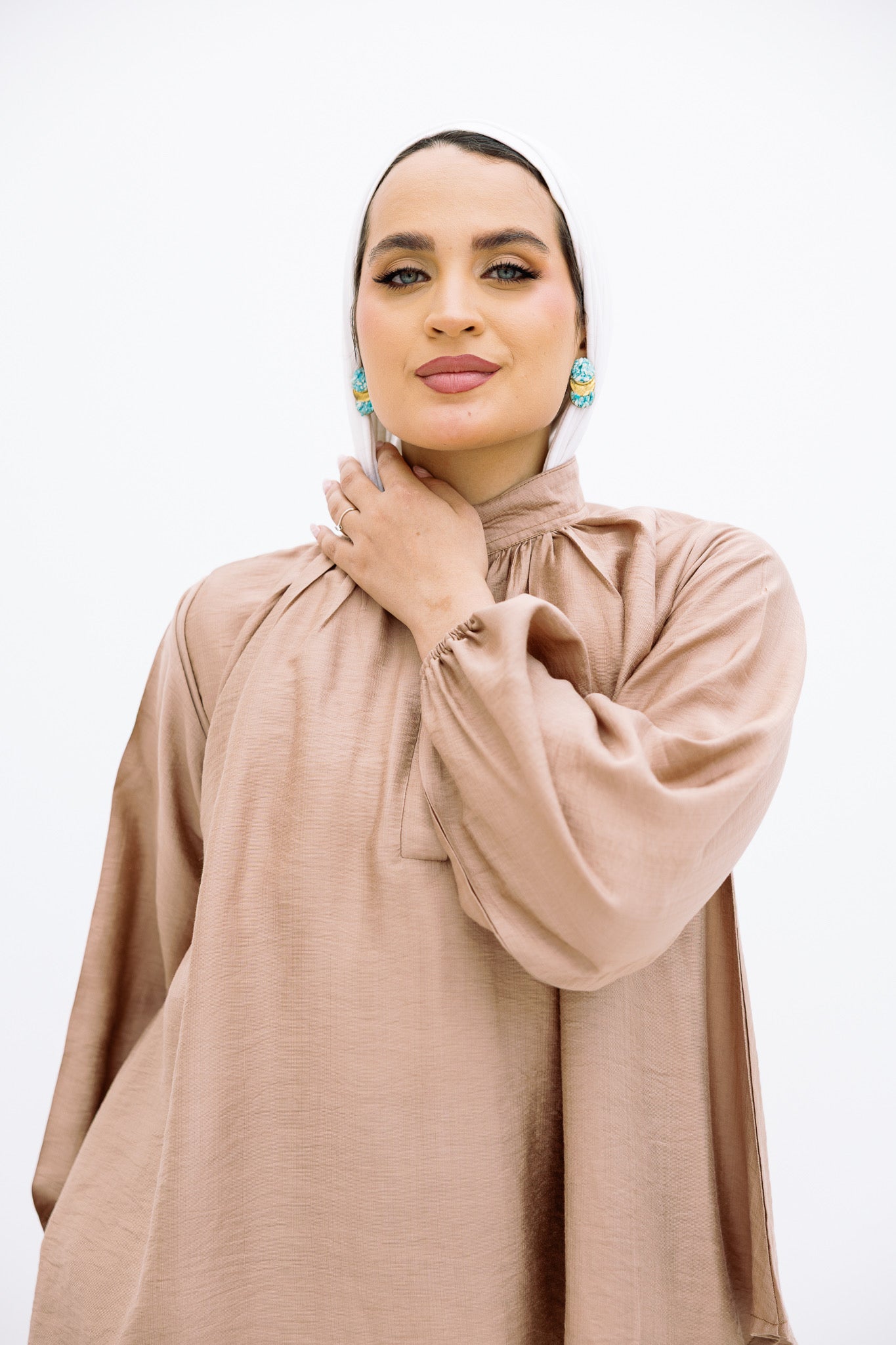 Coffe Basic Blouse