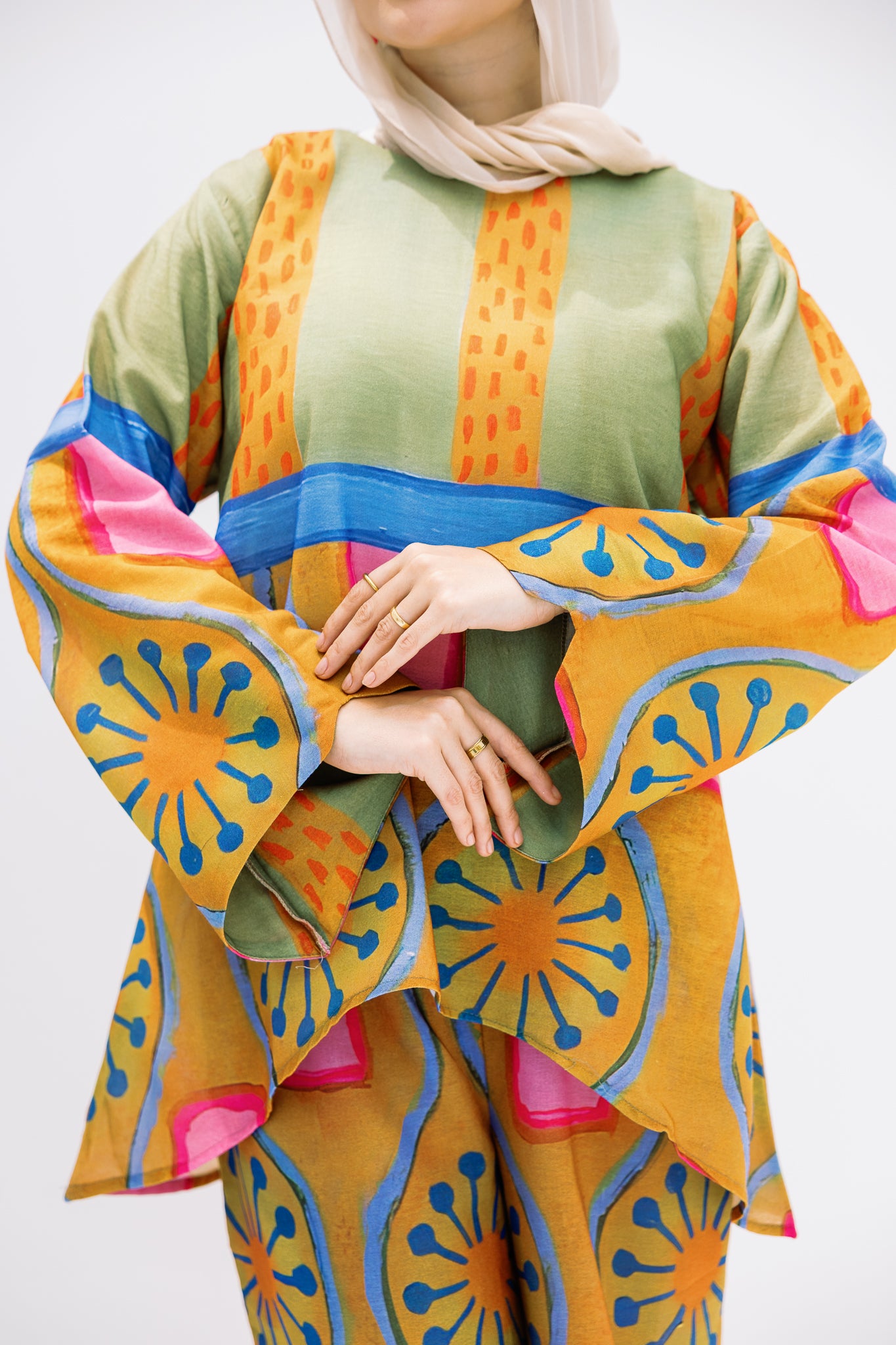 Mix Prints Suit