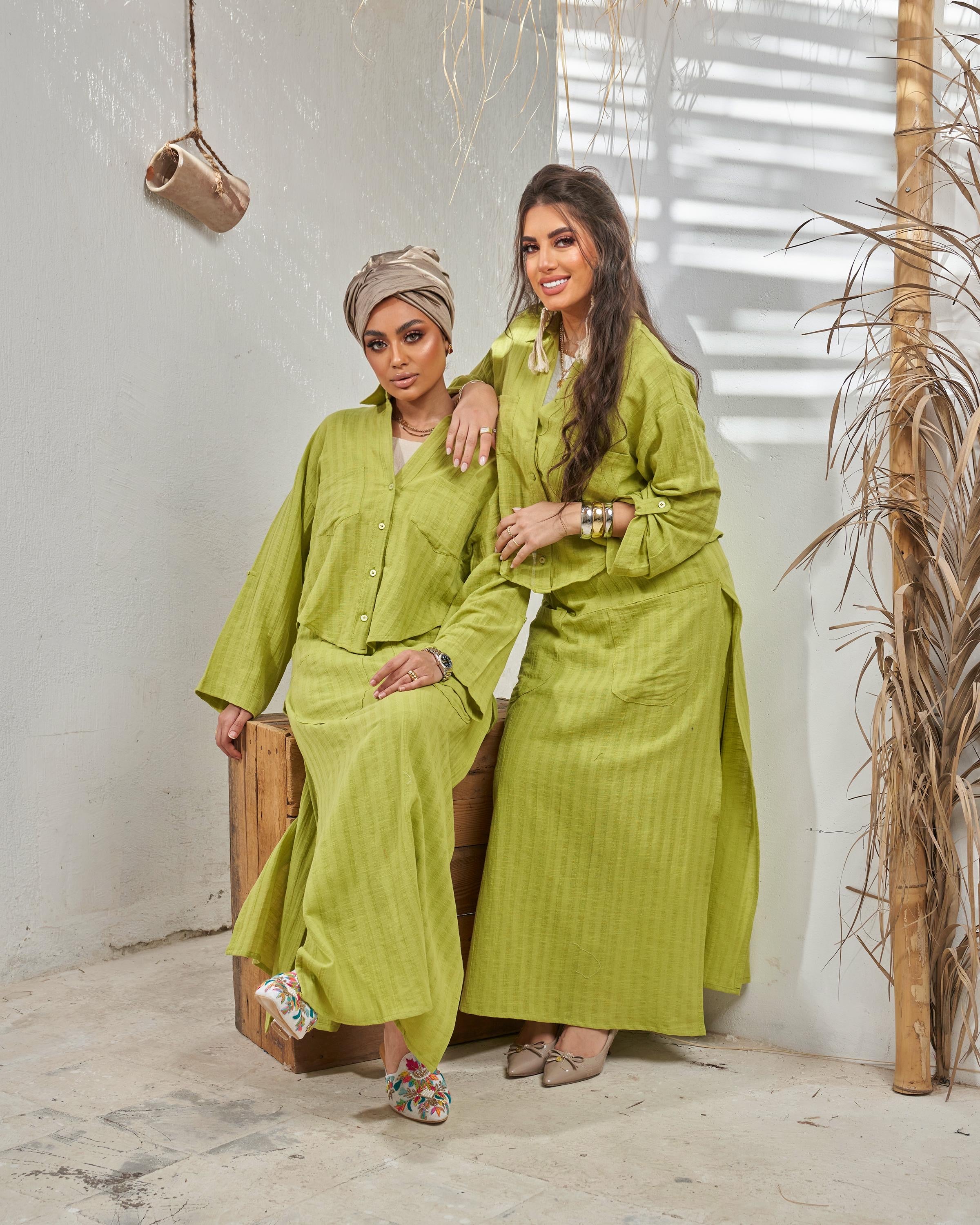 Lime Glitzy Suit