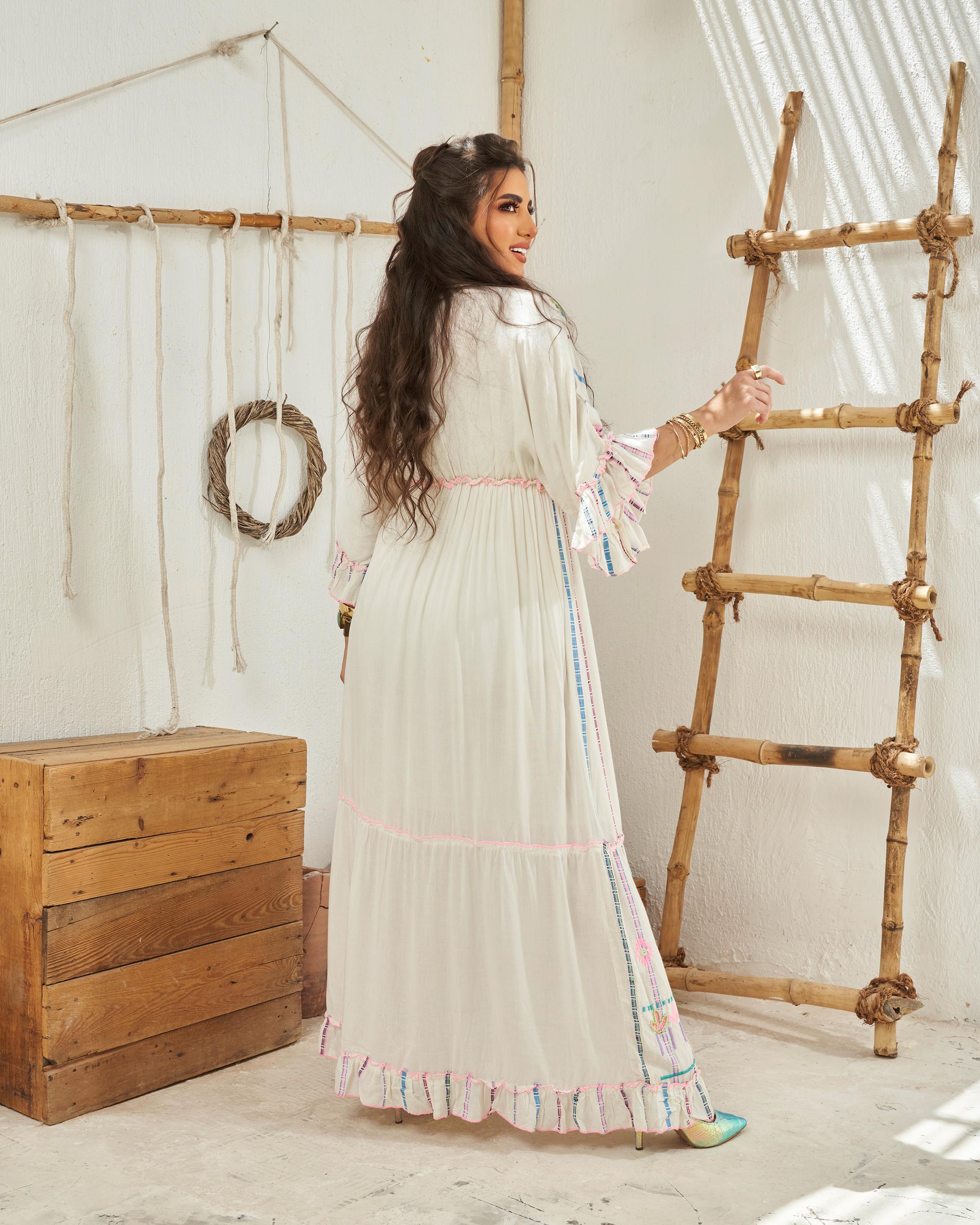 Bloom White Dress