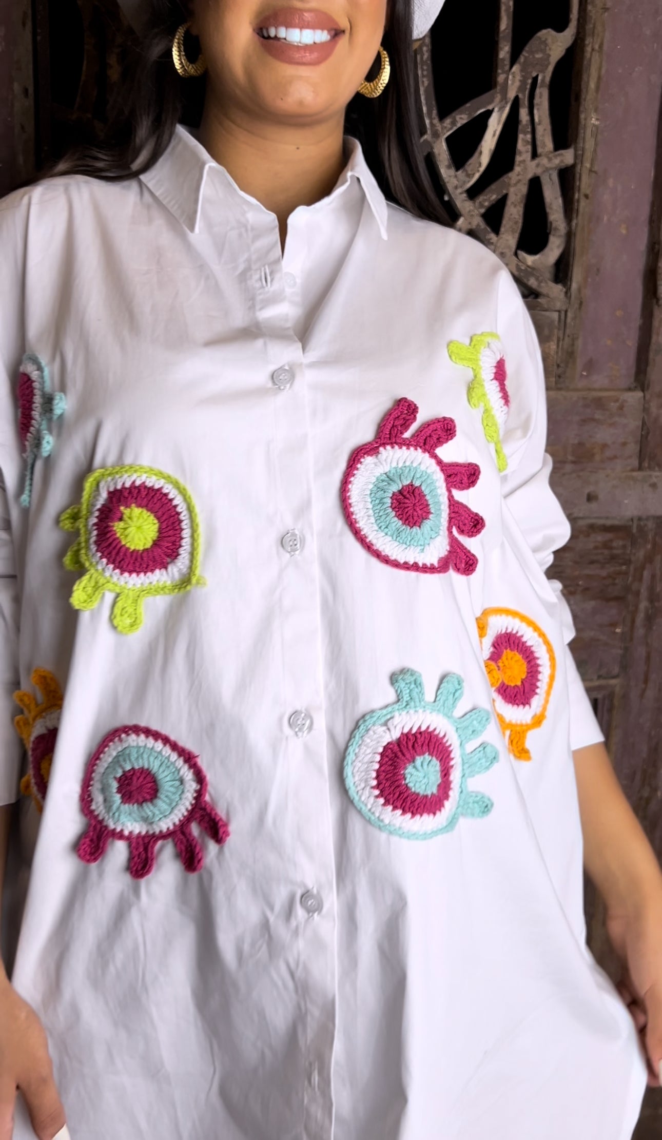 Colorfull Eye Croshet