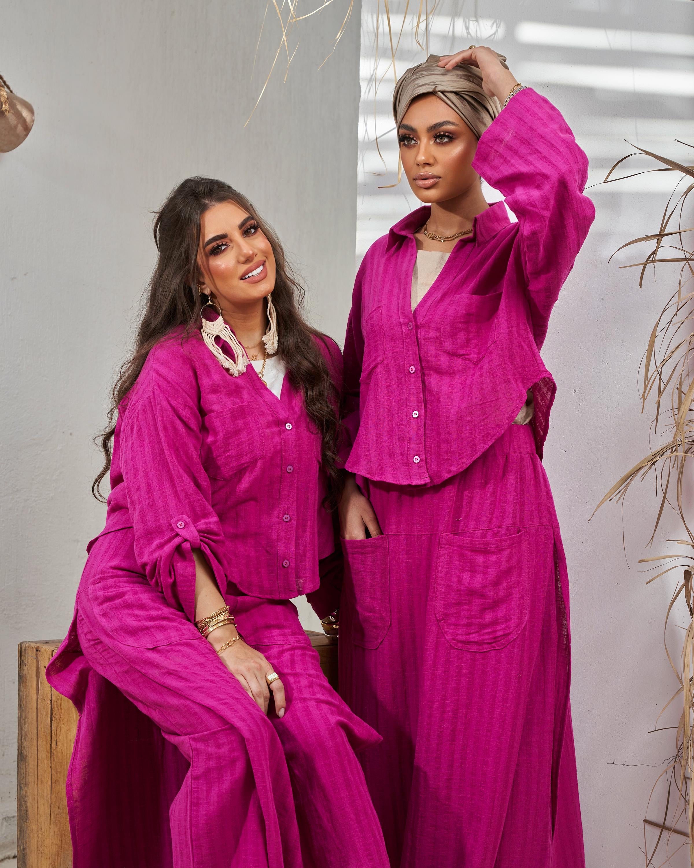 Magenta Glitzy Suit