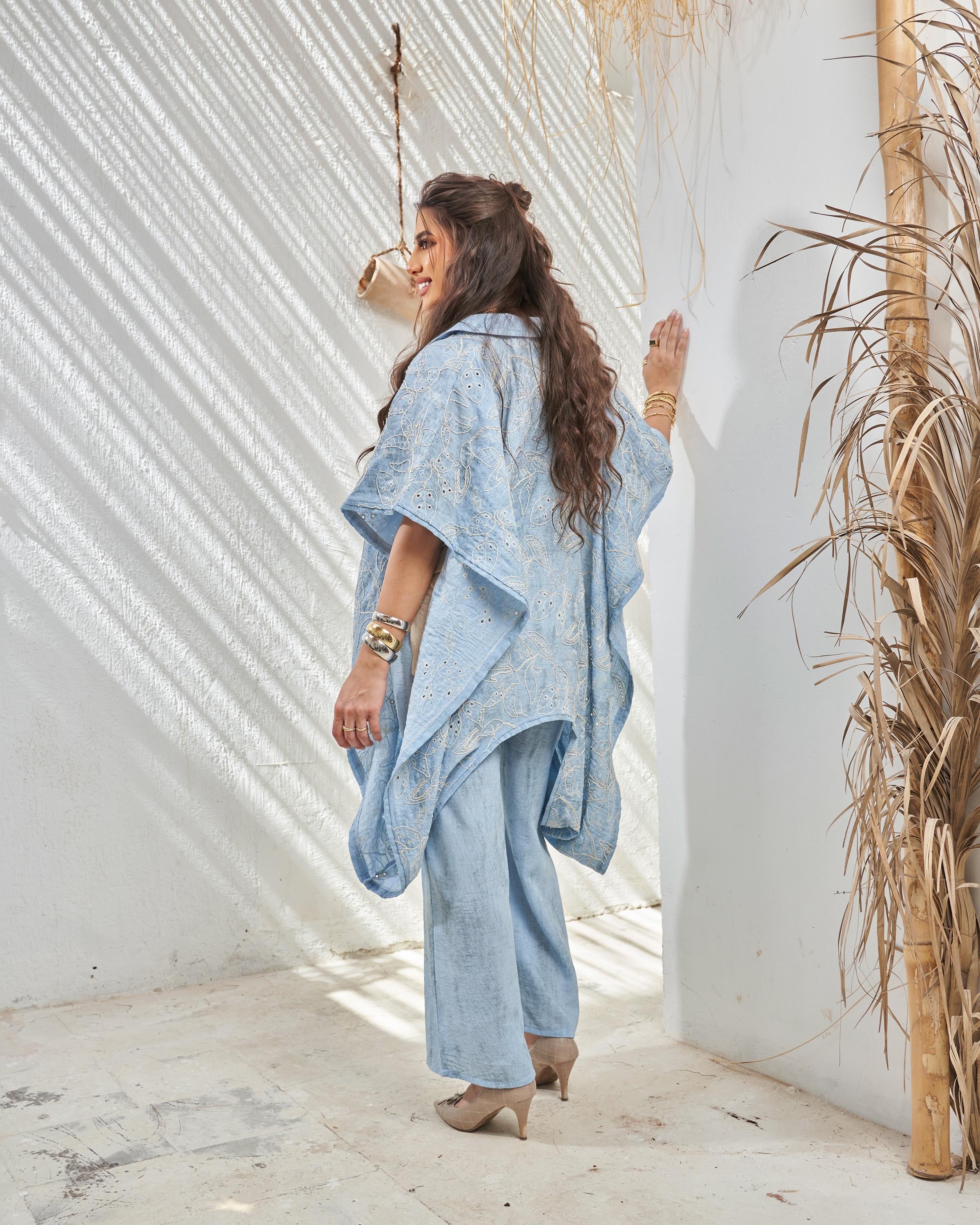 Elegant Baby Blue Suit
