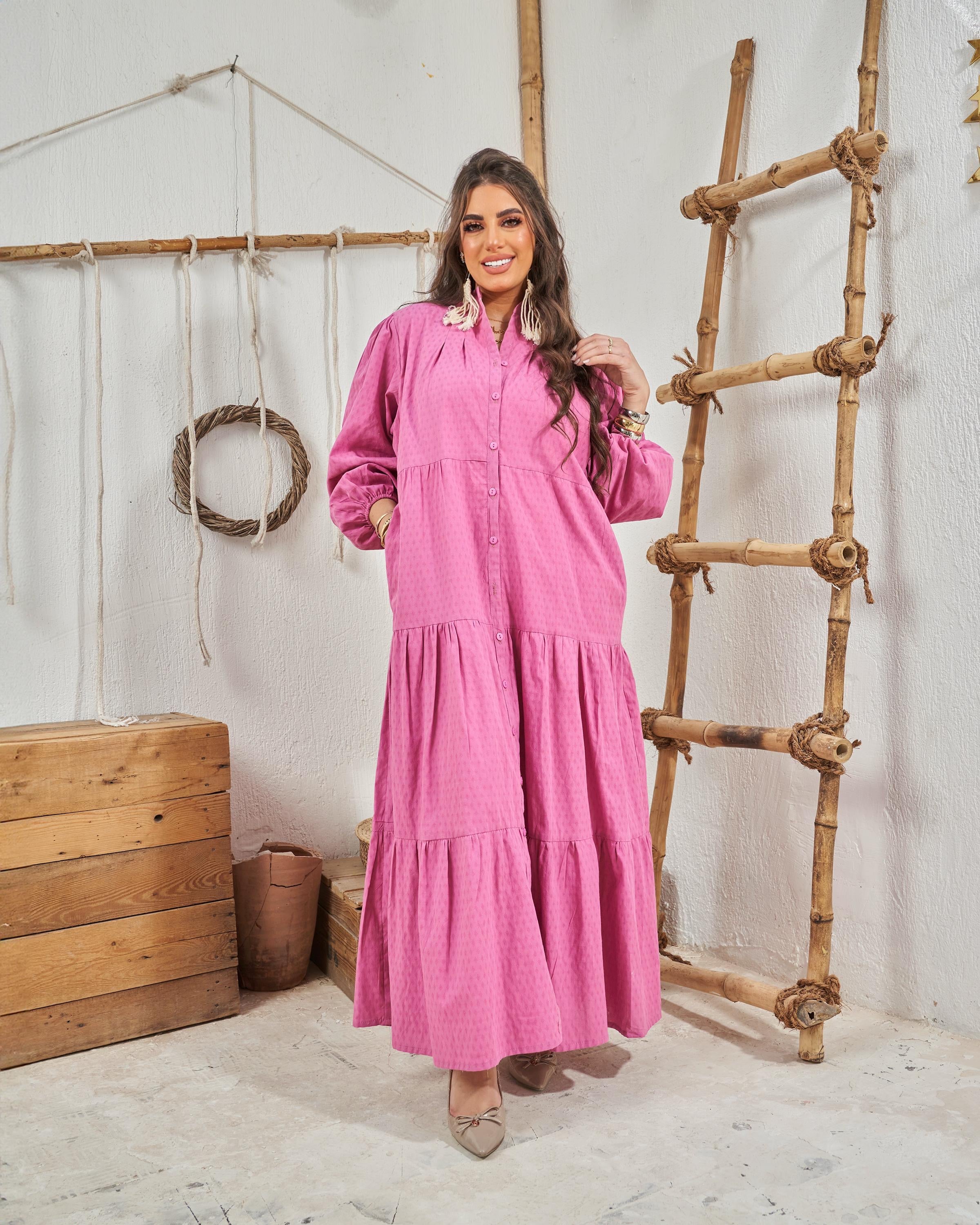 Fushia Basic Dress