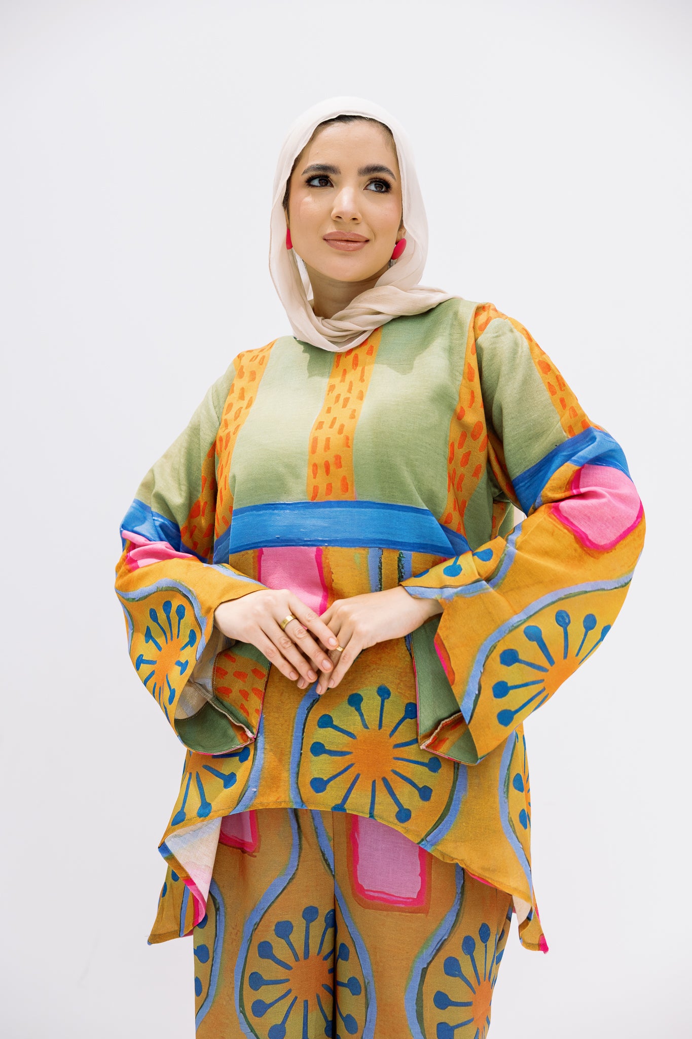 Mix Prints Suit