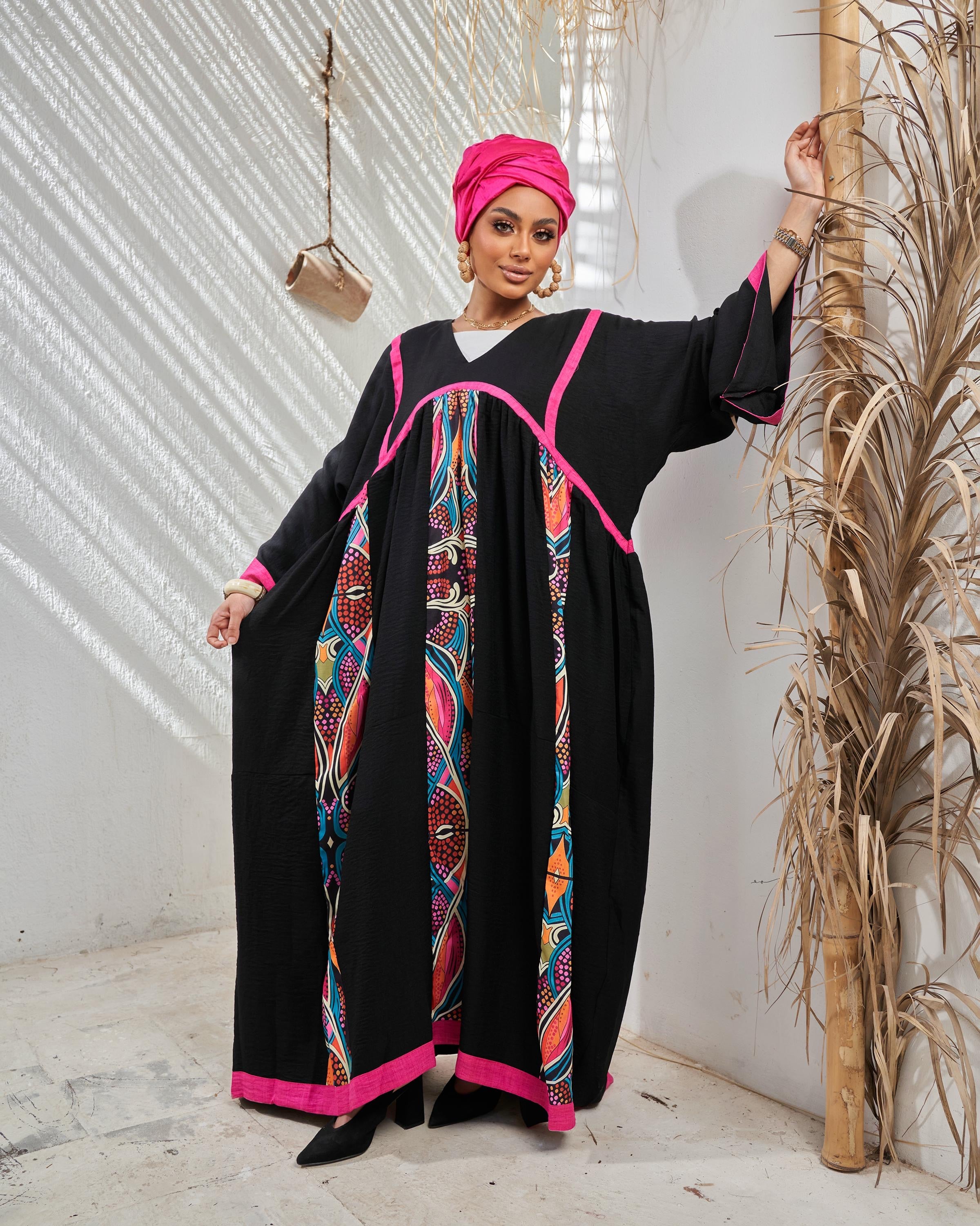 Boho Black Dress