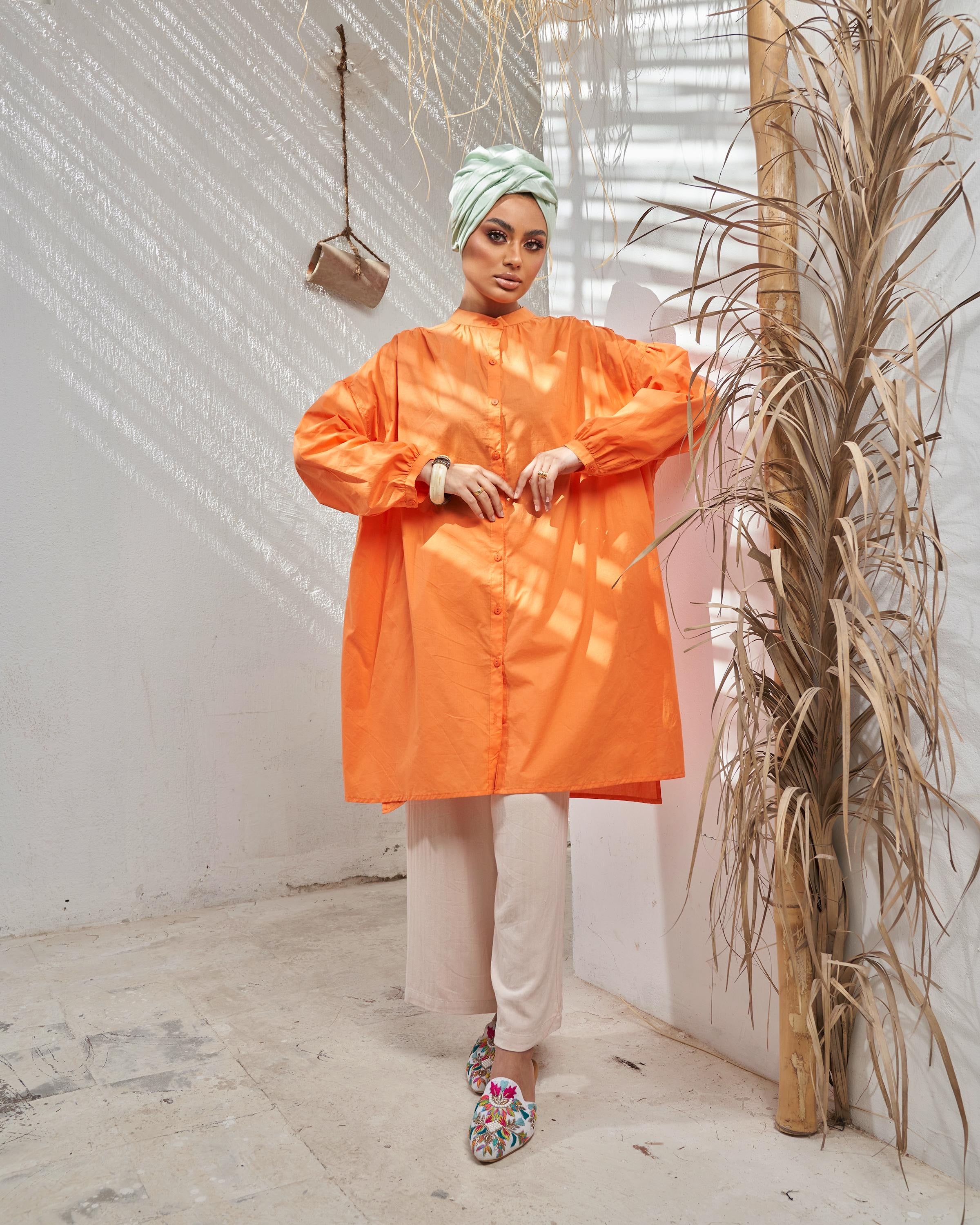 Orange Buff Chemise