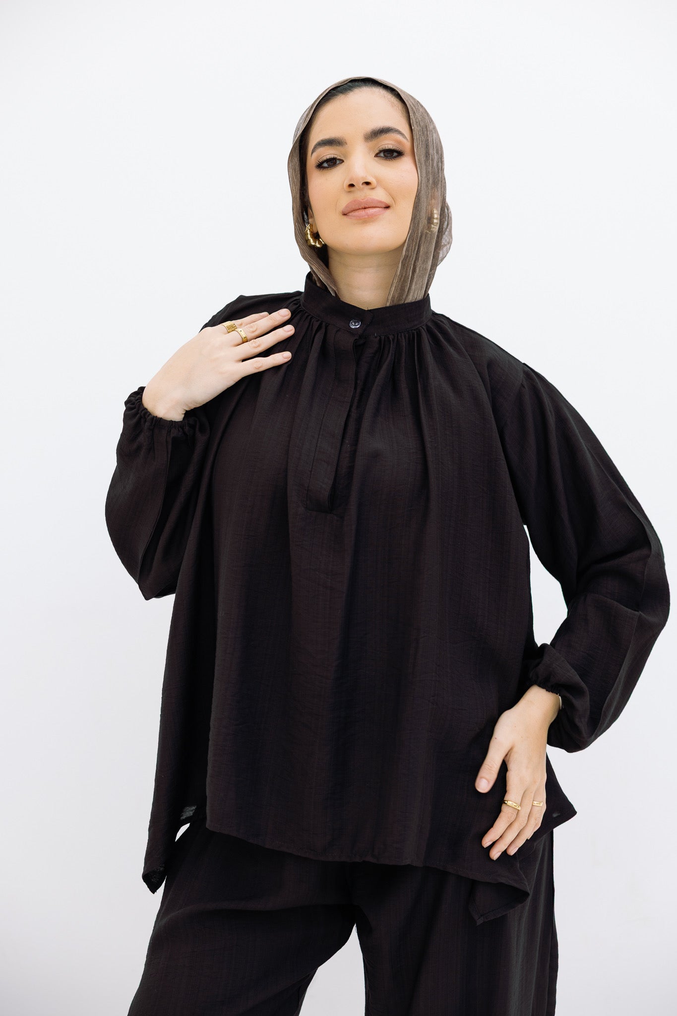 Black Basic Blouse