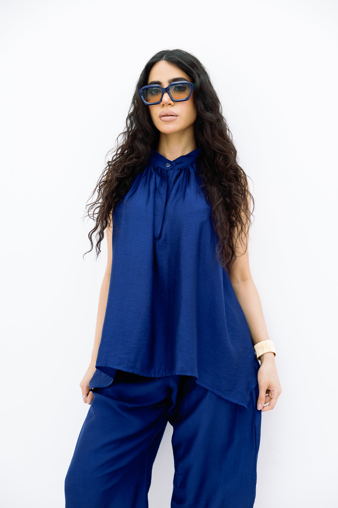 Navy Blue Cut Basic