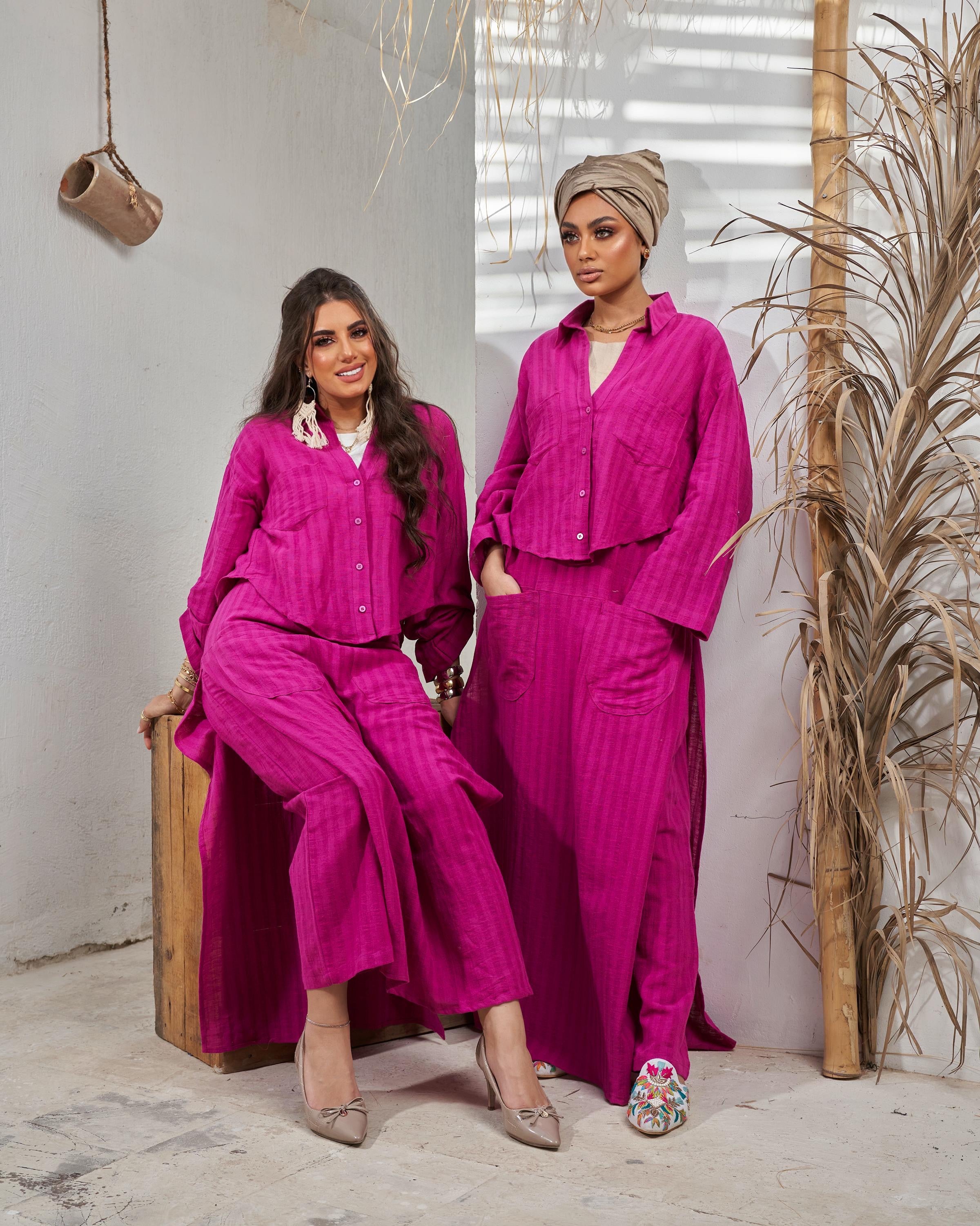 Magenta Glitzy Suit