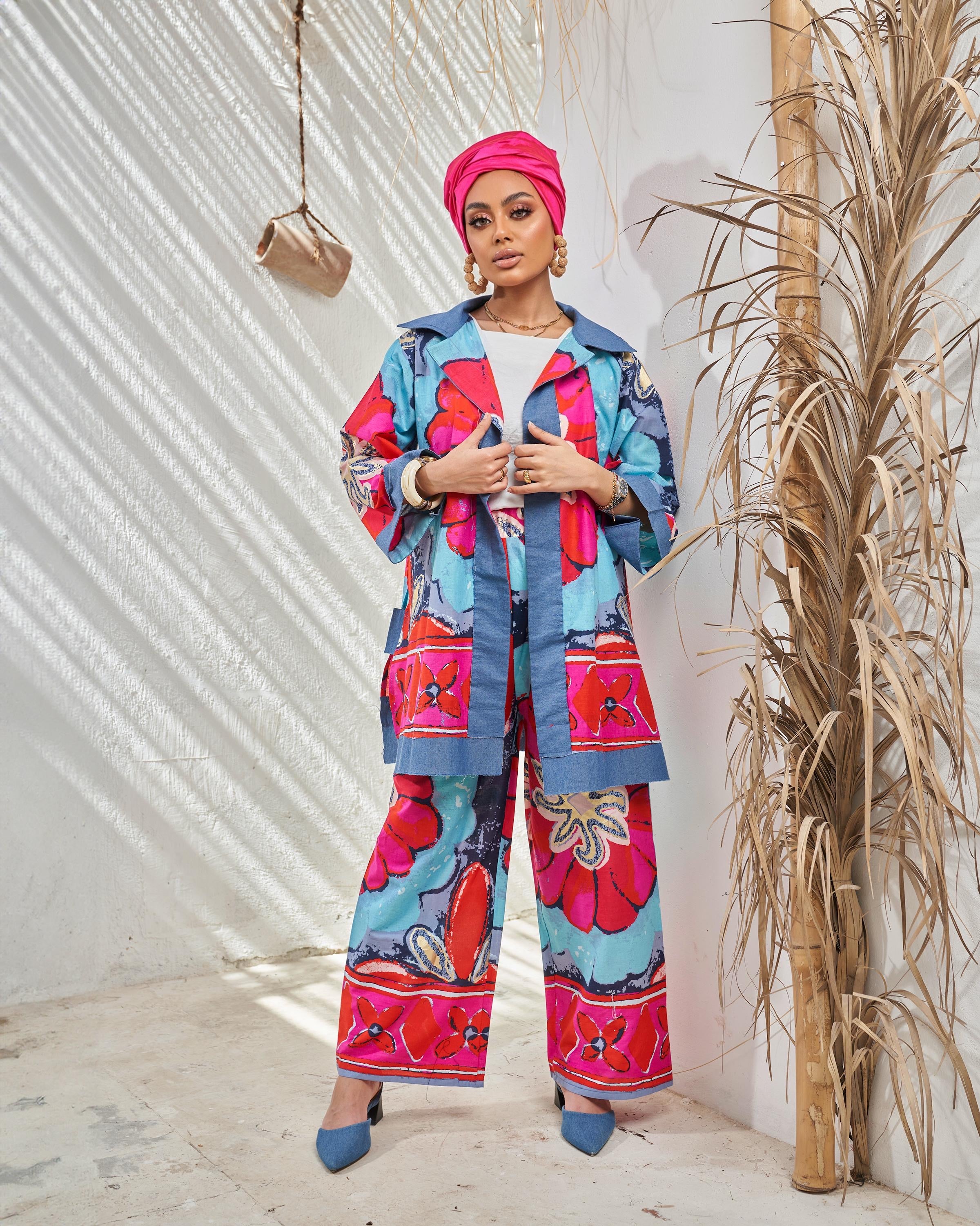 Magic Fushia Floral Suit