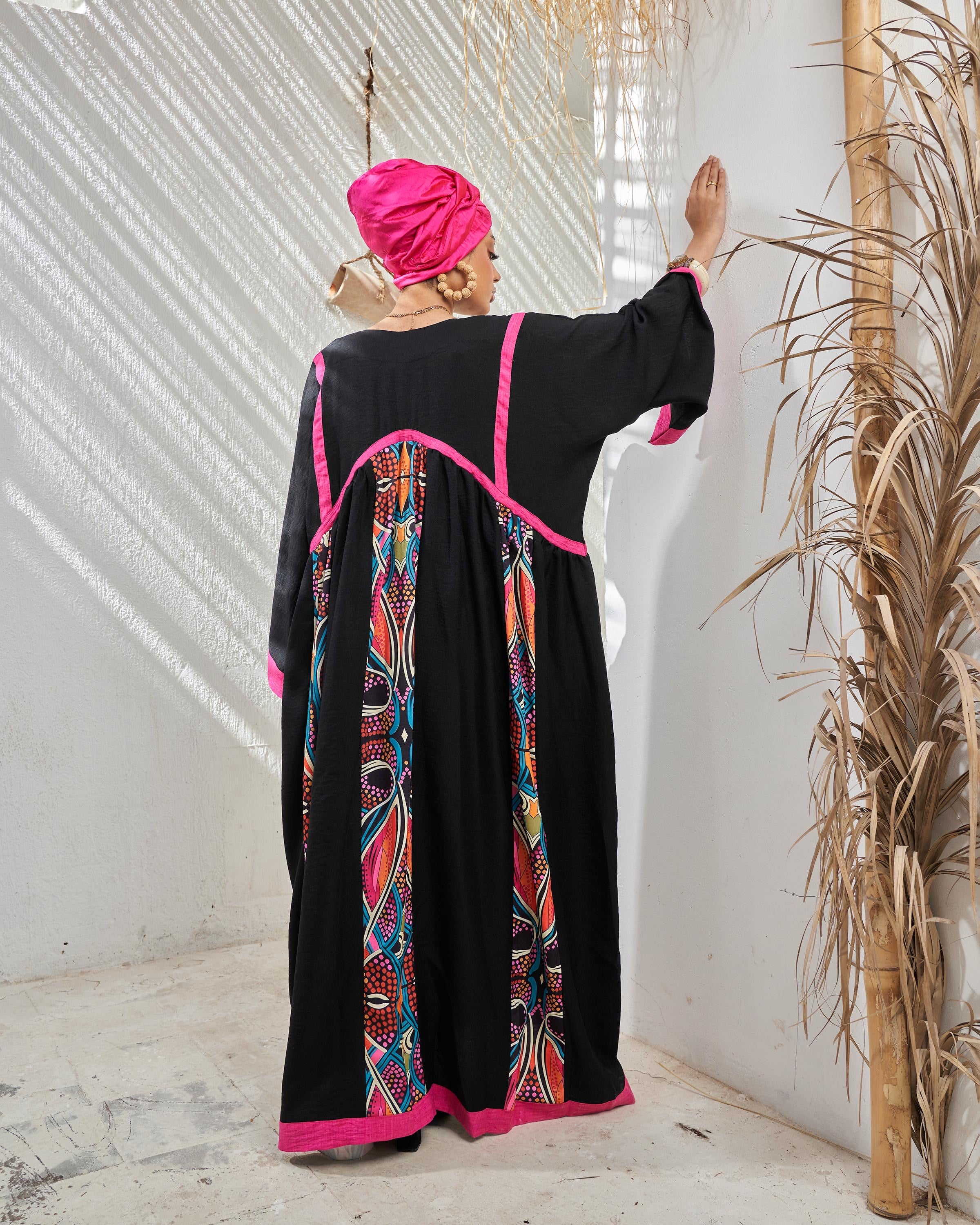 Boho Black Dress