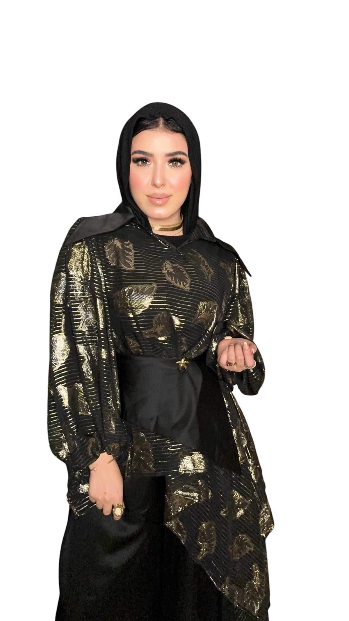 Metallic Stripe Suit