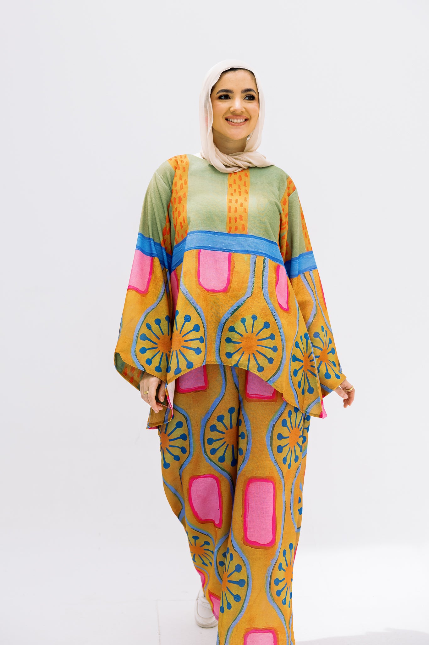 Mix Prints Suit