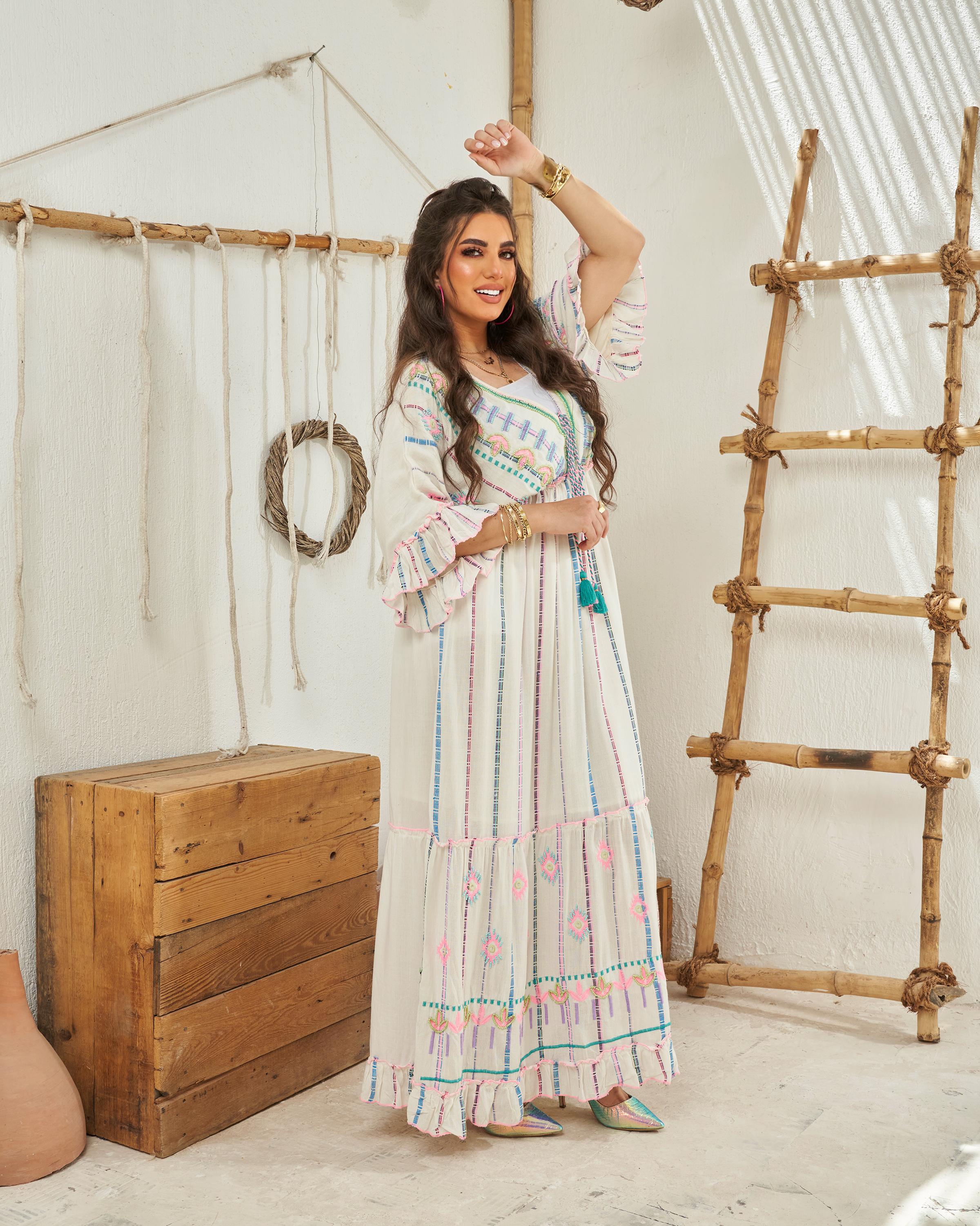 Bloom White Dress