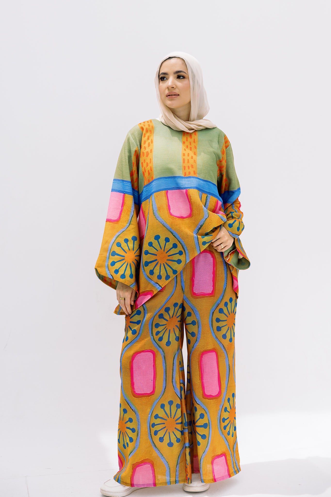 Mix Prints Suit