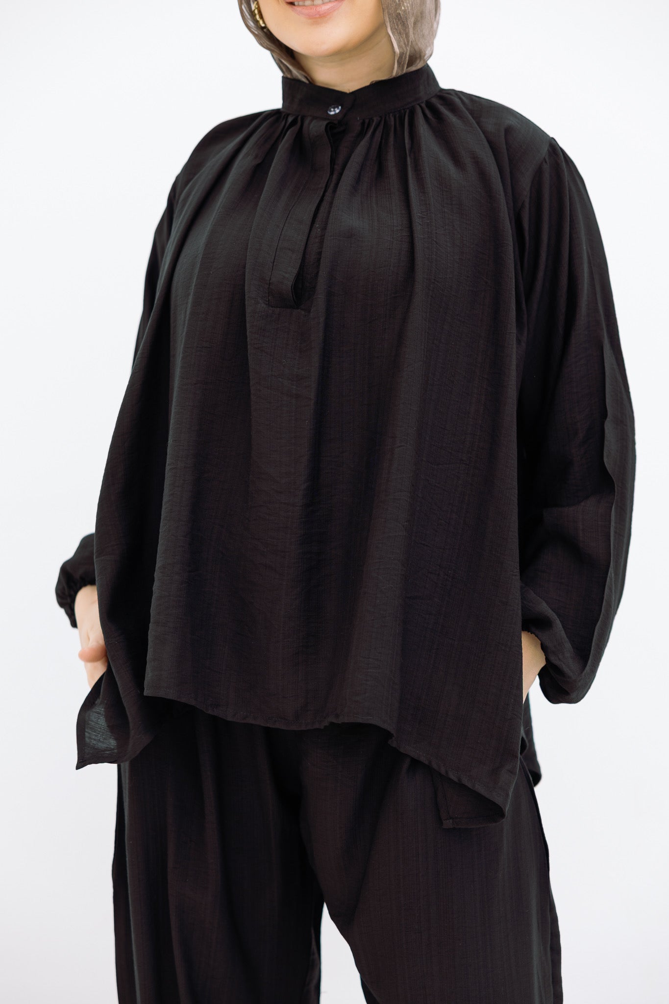 Black Basic Blouse