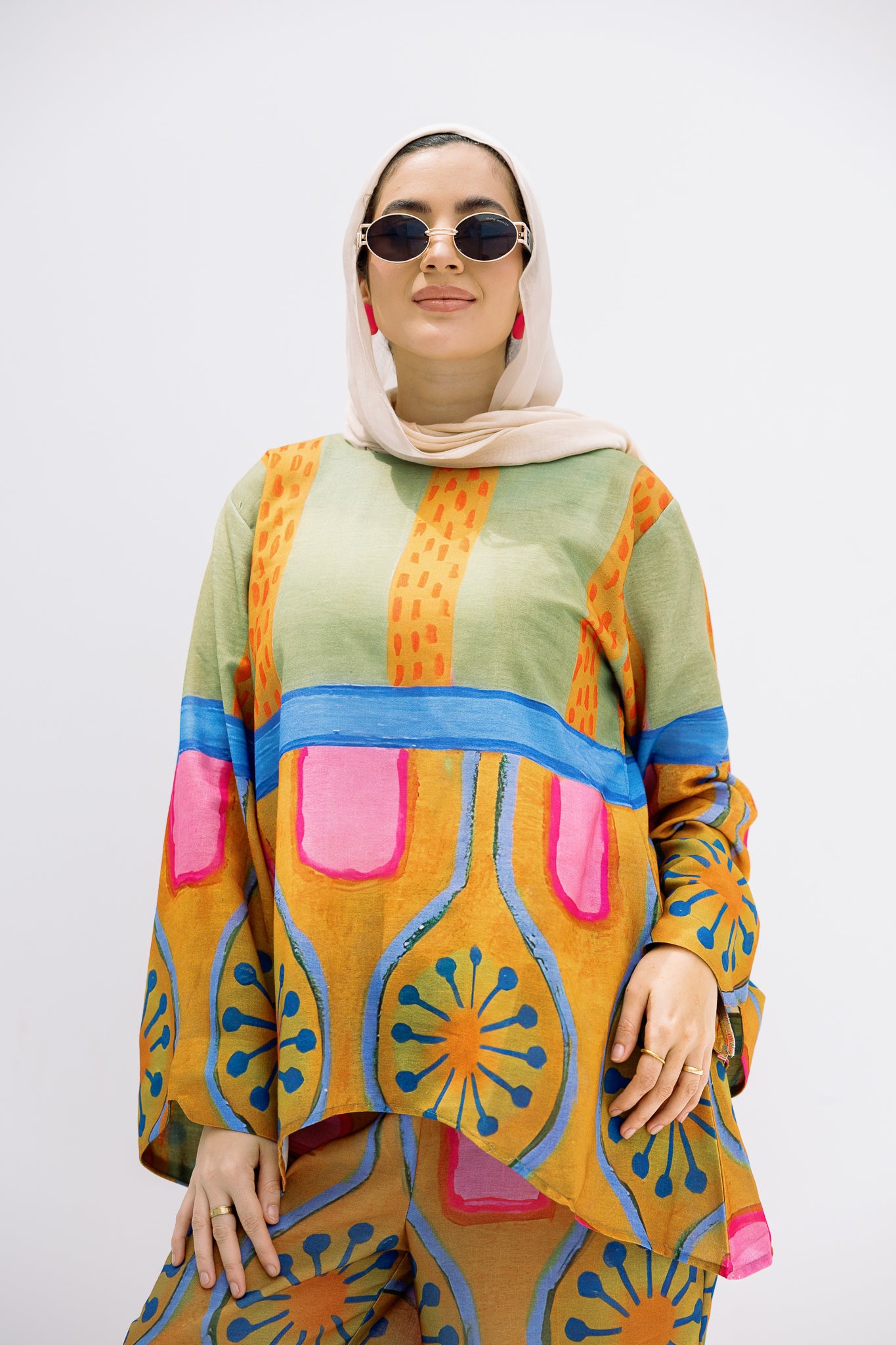 Mix Prints Suit
