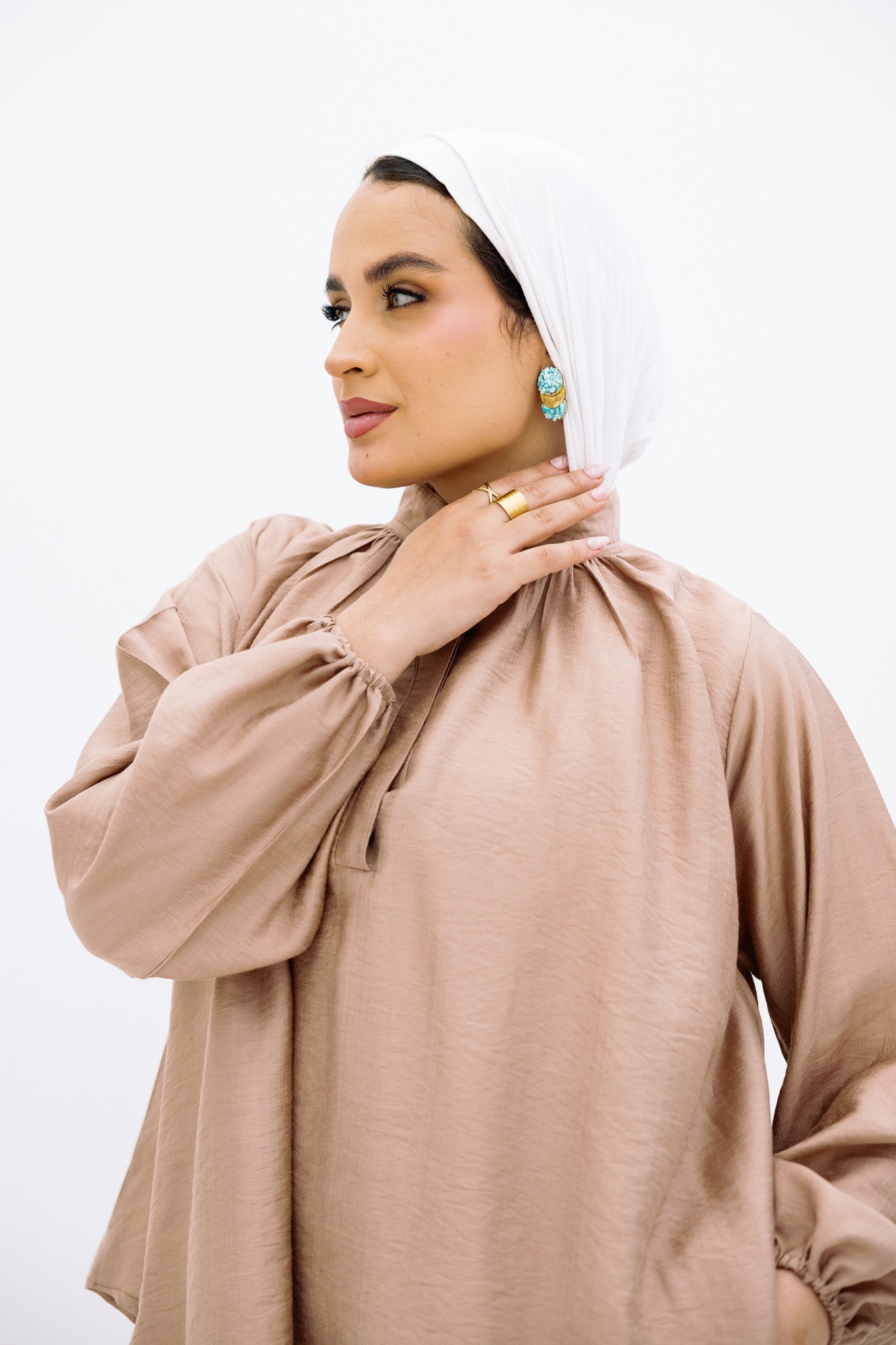 Coffe Basic Blouse